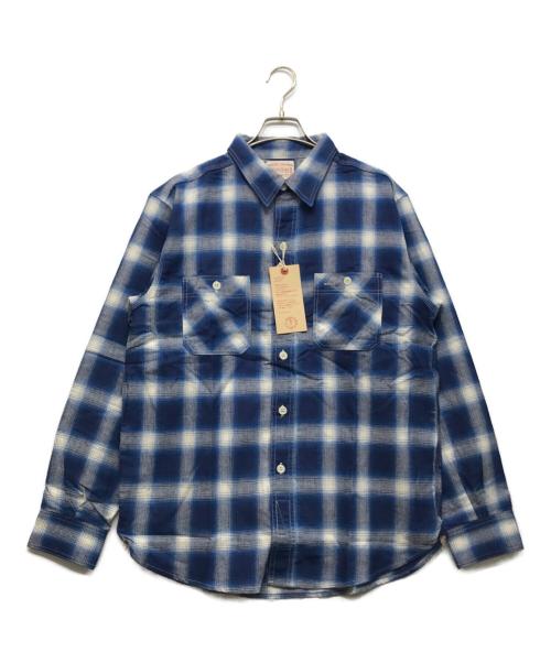 中古・古着通販】BONCOURA (ボンクラ) Work Shirt Flannel Ombre