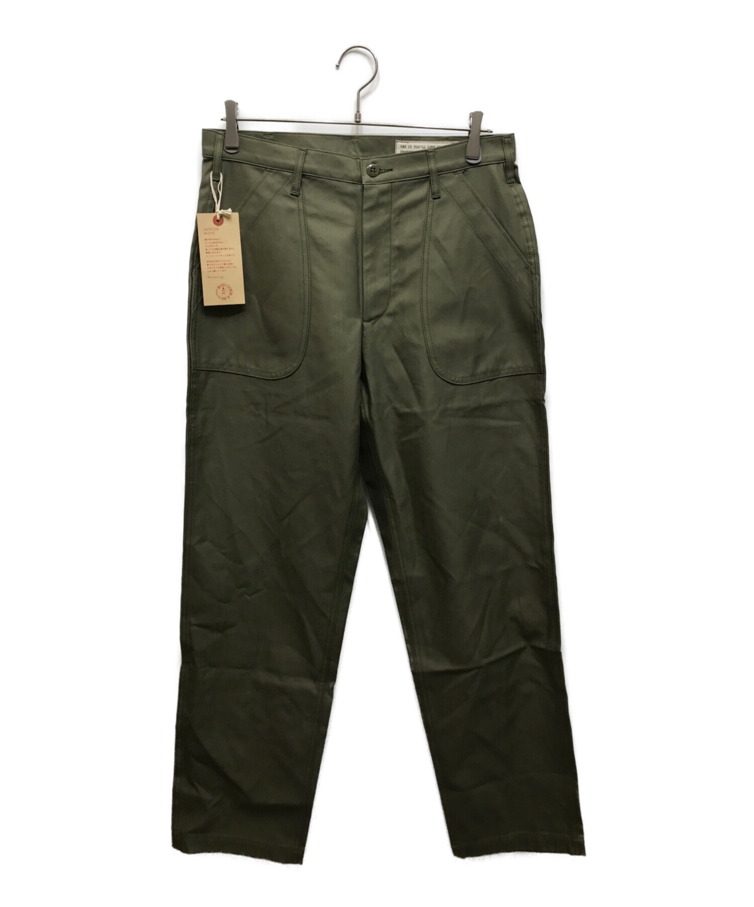 中古・古着通販】BONCOURA (ボンクラ) Baker Pants グリーン サイズ:30