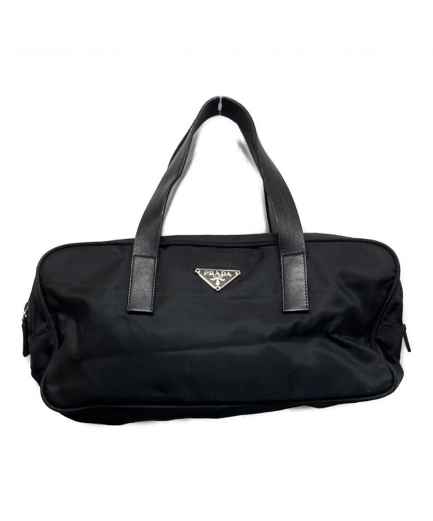 中古・古着通販】PRADA (プラダ) ナイロンミニボストン ブラック