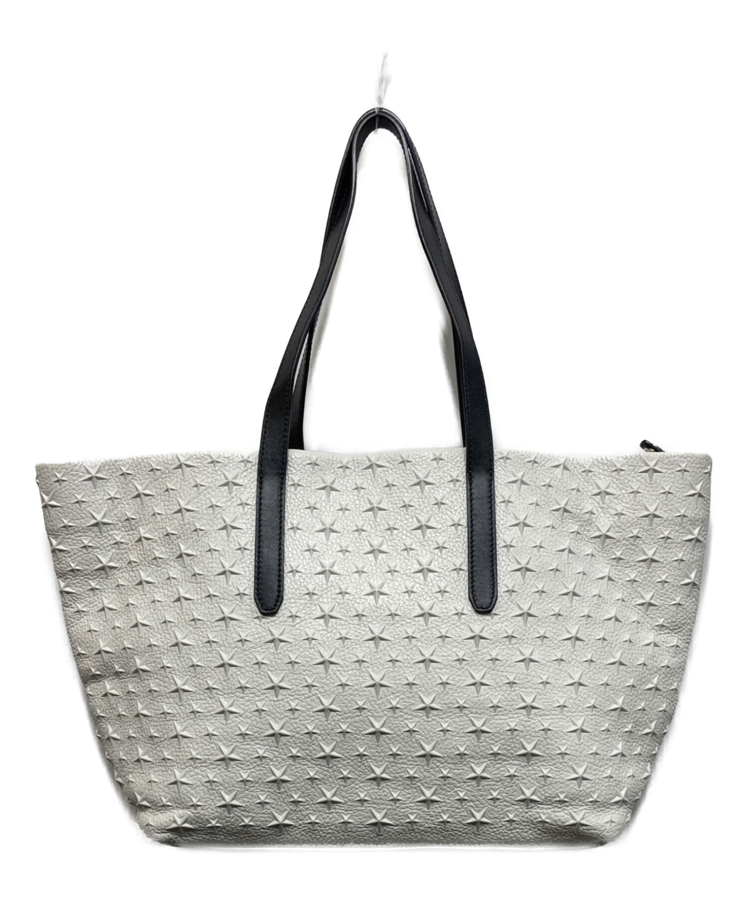 ジミーチュウ ソフィア グレインレザー トートバッグ ホワイト 中古・古着通販】JIMMY CHOO (ジミーチュウ) ソフィアトートバッグ