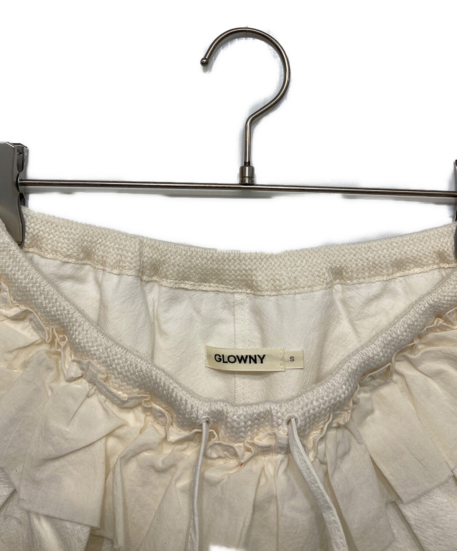 中古・古着通販】GLOWNY (グロウニー) GIRLFRIEND RUFFLE MINI SKIRT