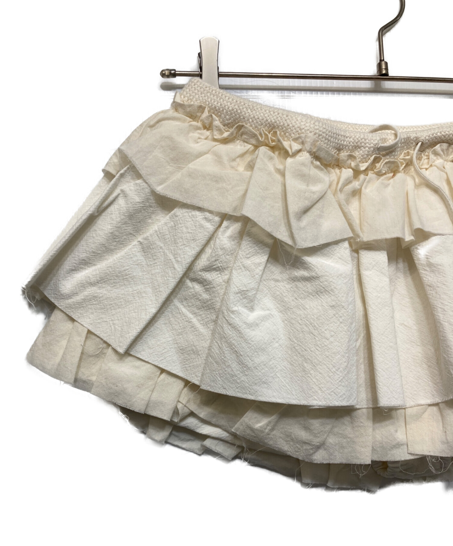 中古・古着通販】GLOWNY (グロウニー) GIRLFRIEND RUFFLE MINI SKIRT
