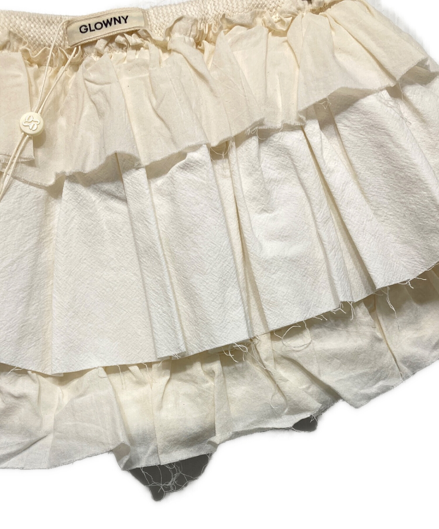 中古・古着通販】GLOWNY (グロウニー) GIRLFRIEND RUFFLE MINI SKIRT 