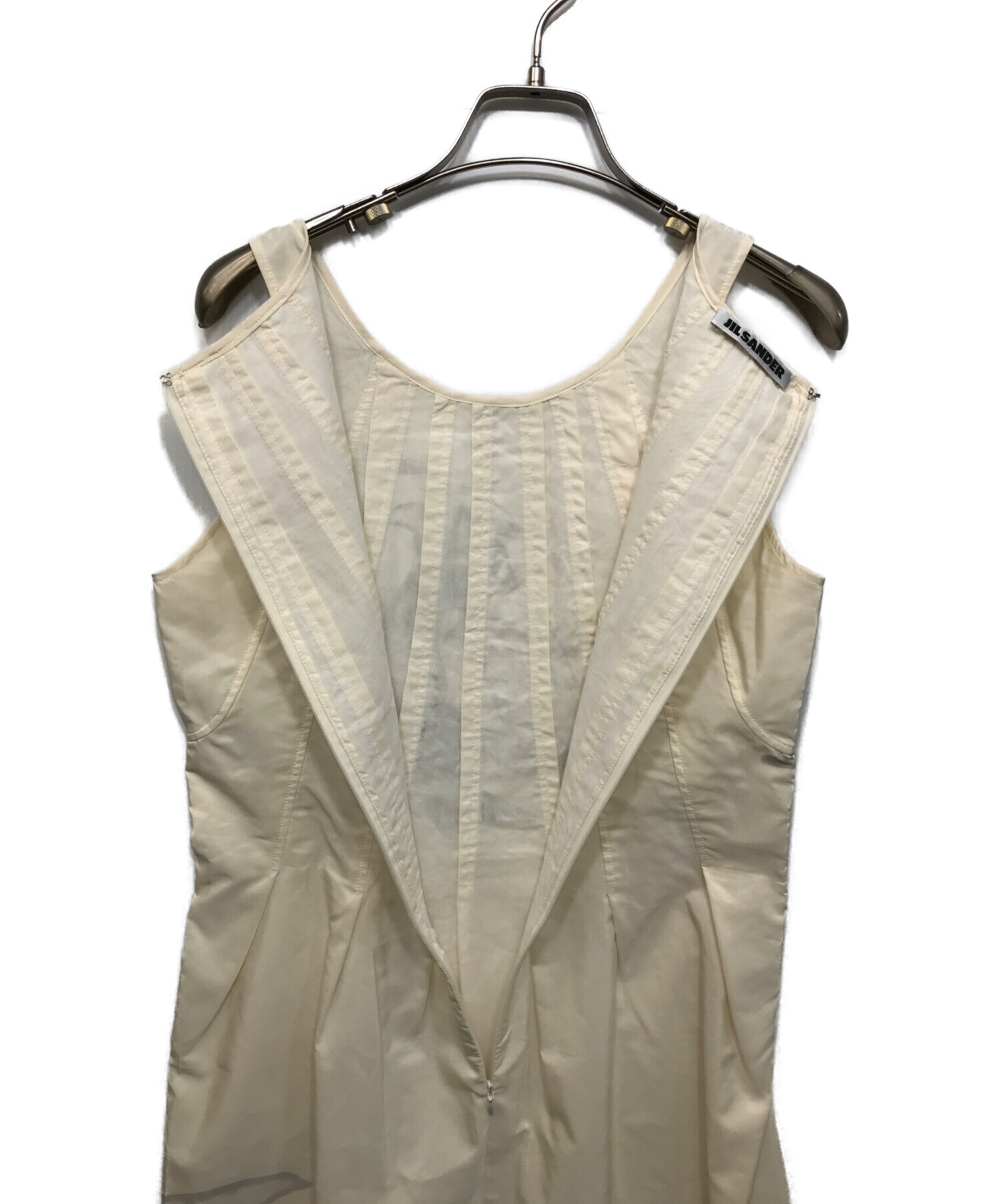 中古・古着通販】JIL SANDER (ジルサンダー) ノースリーブワンピース