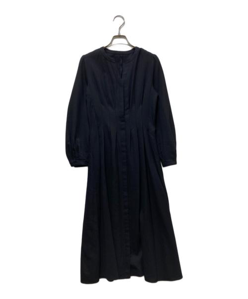 中古・古着通販】ANAYI (アナイ) シャツワンピース ネイビー サイズ:36