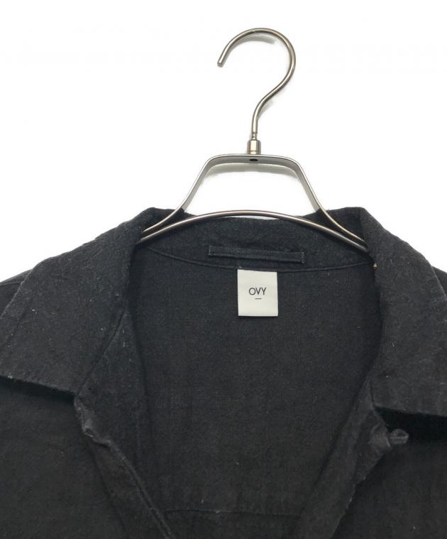 中古・古着通販】OVY (オヴィー) Hemp Short Sleeve Open Collar Shirt