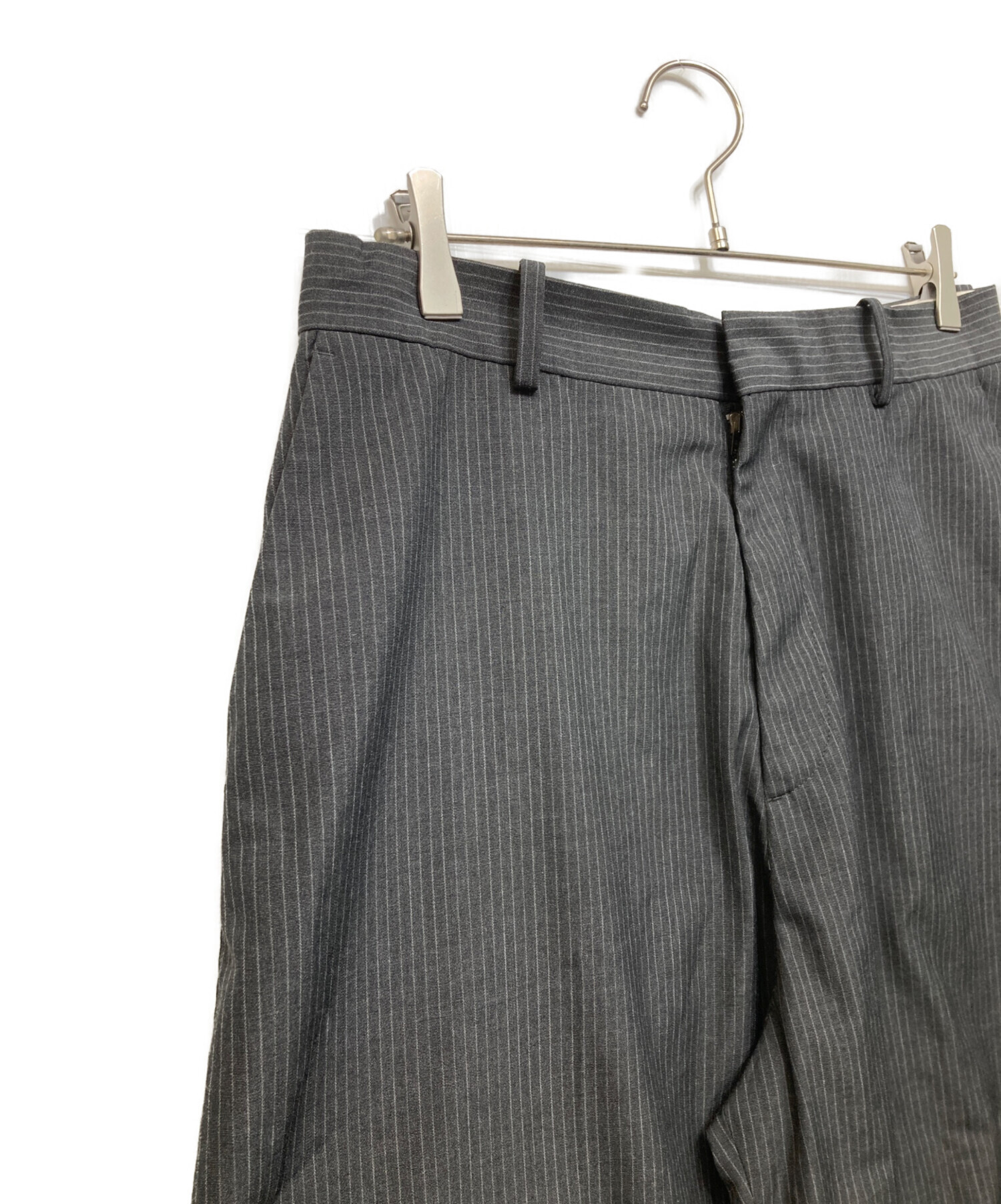 Acne Studios アクネストゥディオズ　パンツ　ストライプ　ダークグレー 中古・古着通販】Acne studios (アクネ ストゥディオズ) ストライプ