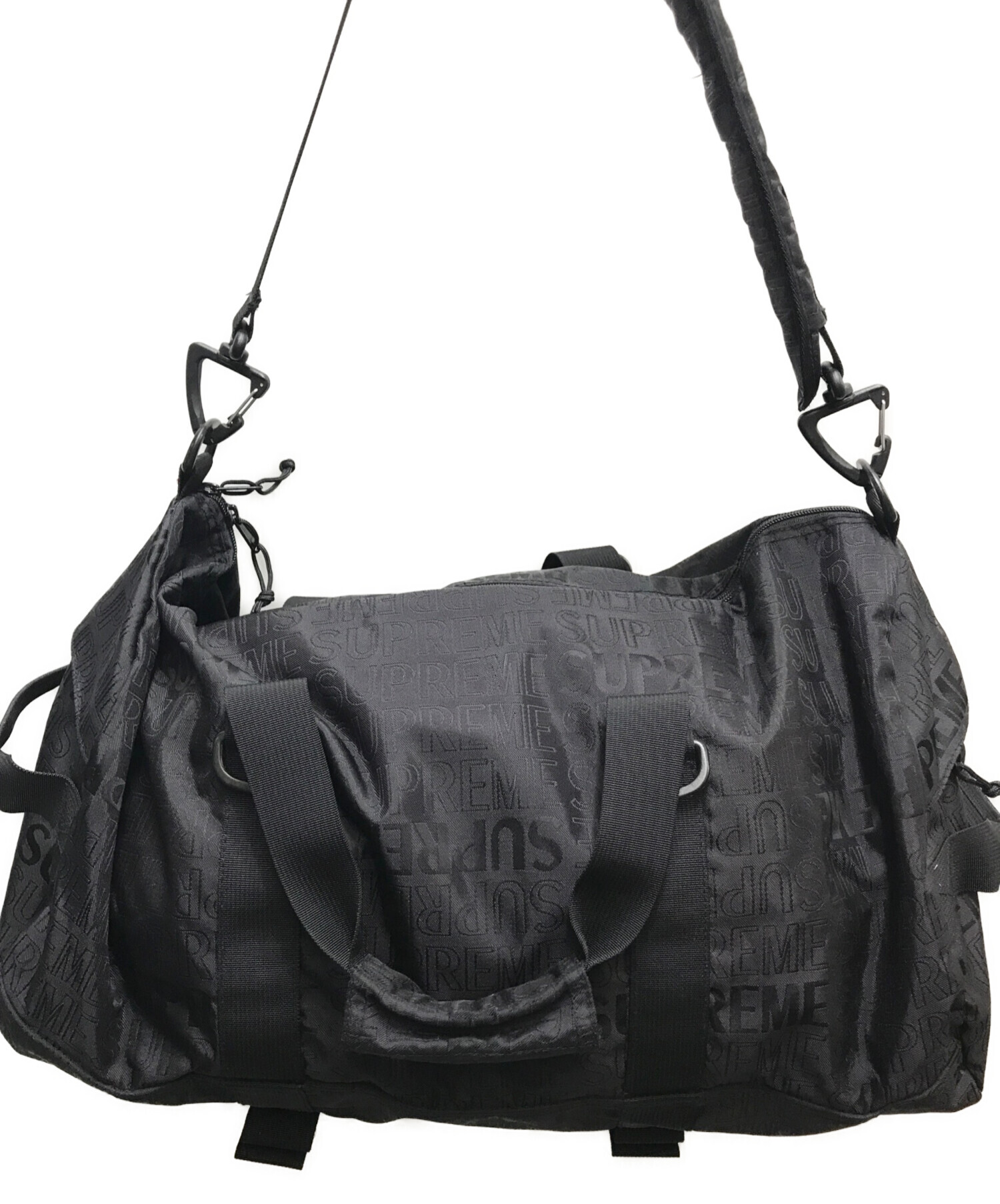 中古・古着通販】Supreme (シュプリーム) Duffle Bag ブラック