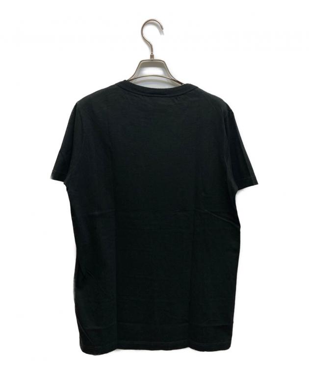 中古・古着通販】FENDI (フェンディ) ビッグ刺繍ロゴTシャツ ブラック