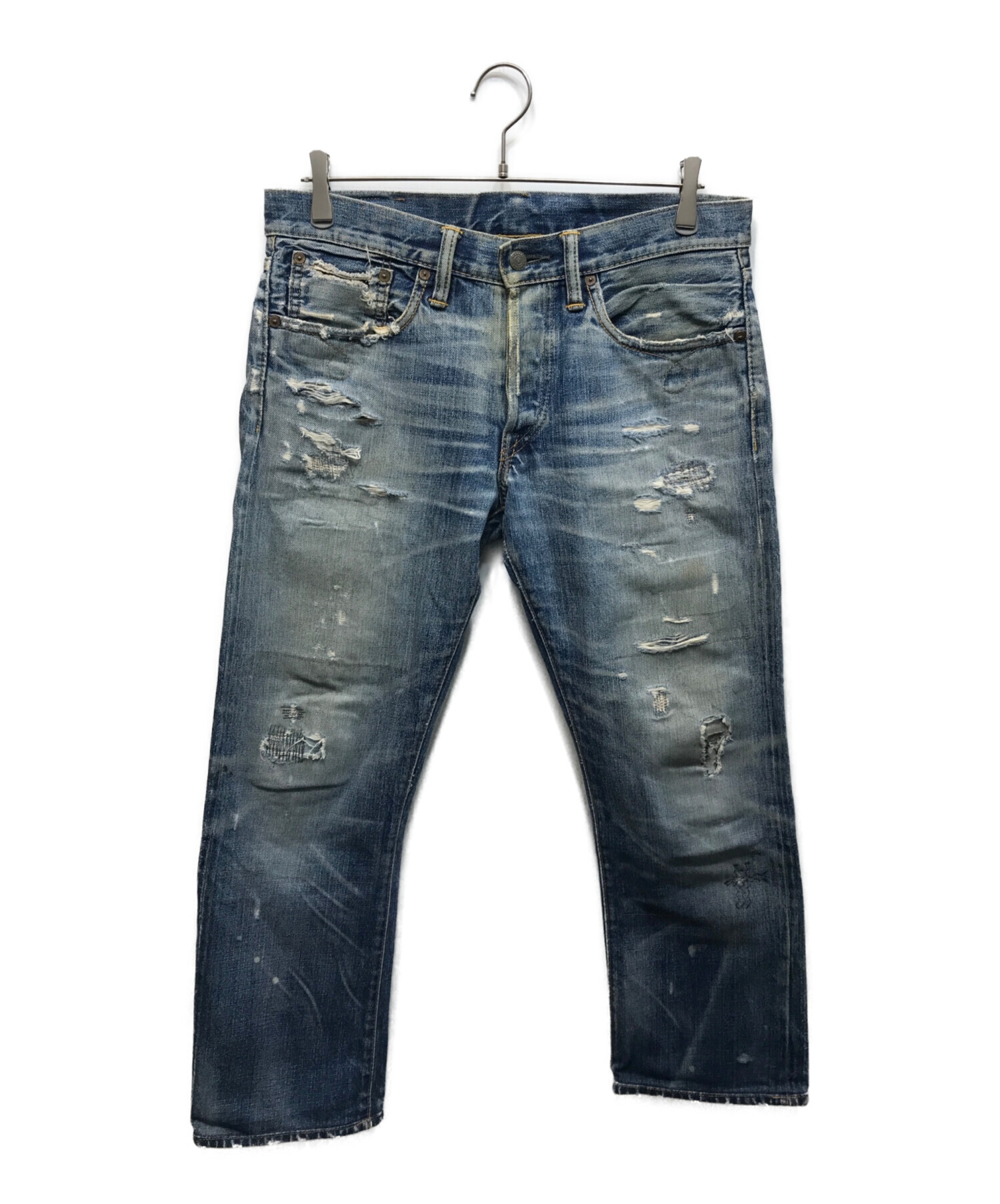 中古・古着通販】RRL (ダブルアールエル) スリムブーツカットデニム