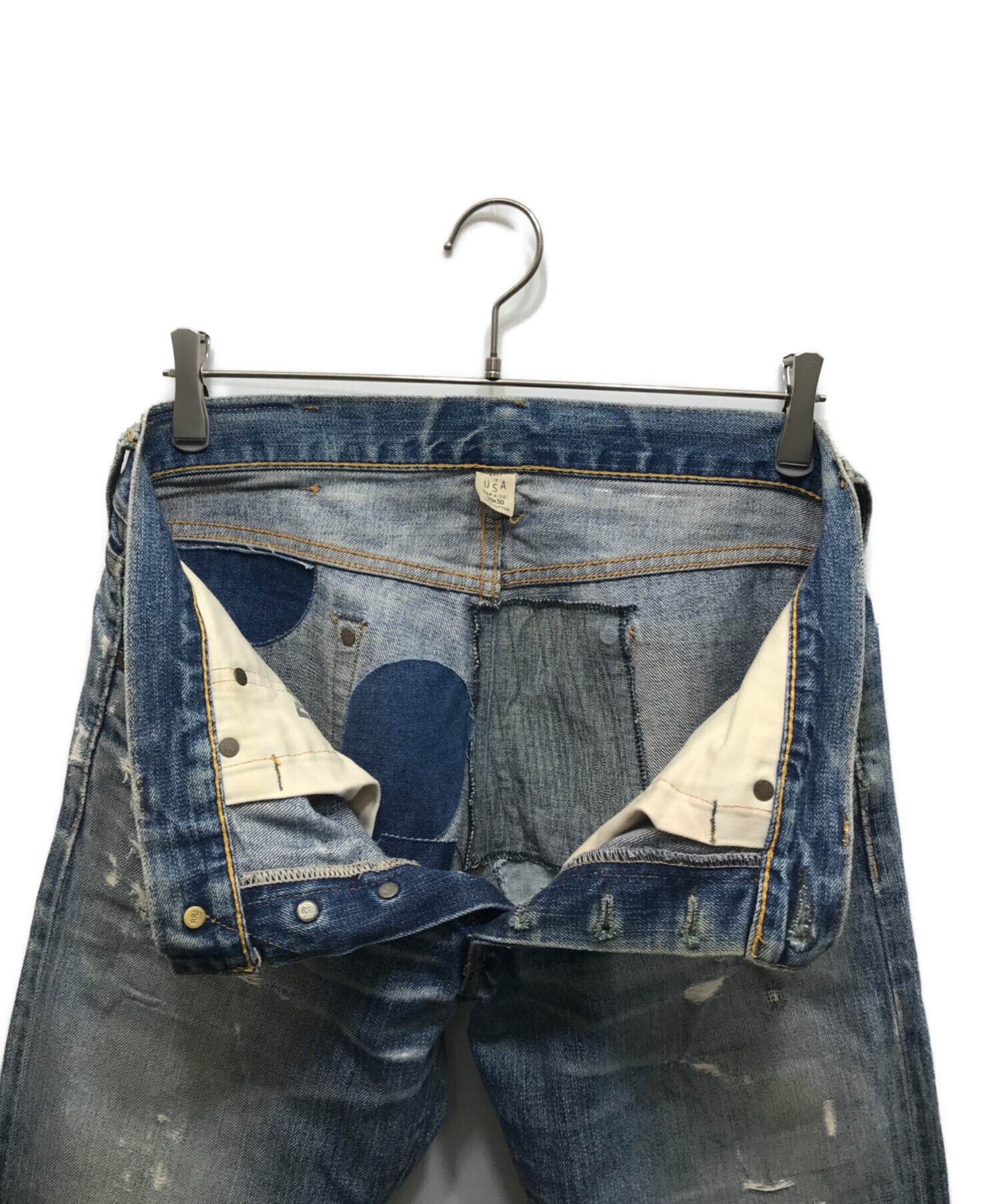 中古・古着通販】RRL (ダブルアールエル) スリムブーツカットデニム