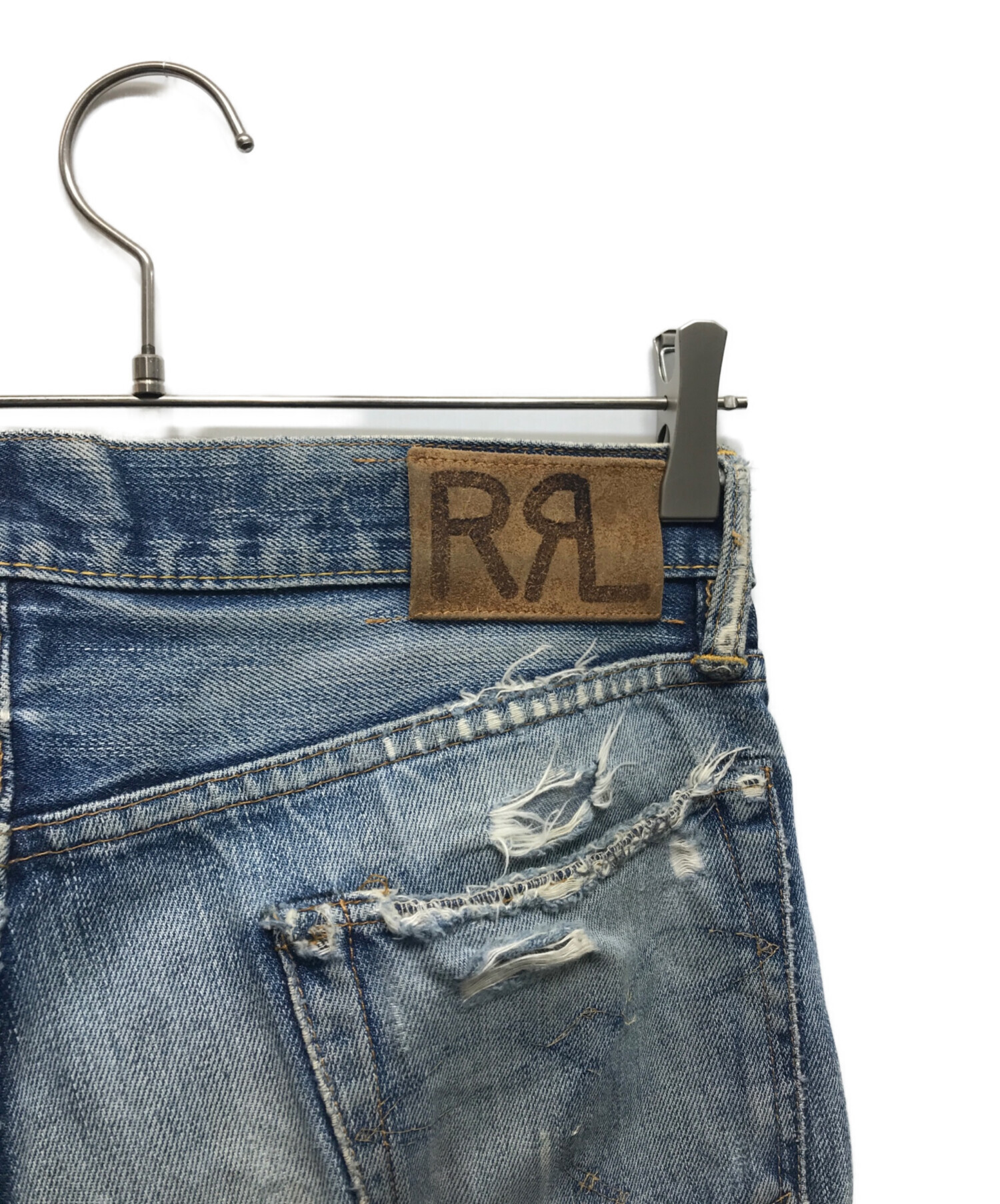 中古・古着通販】RRL (ダブルアールエル) スリムブーツカットデニム
