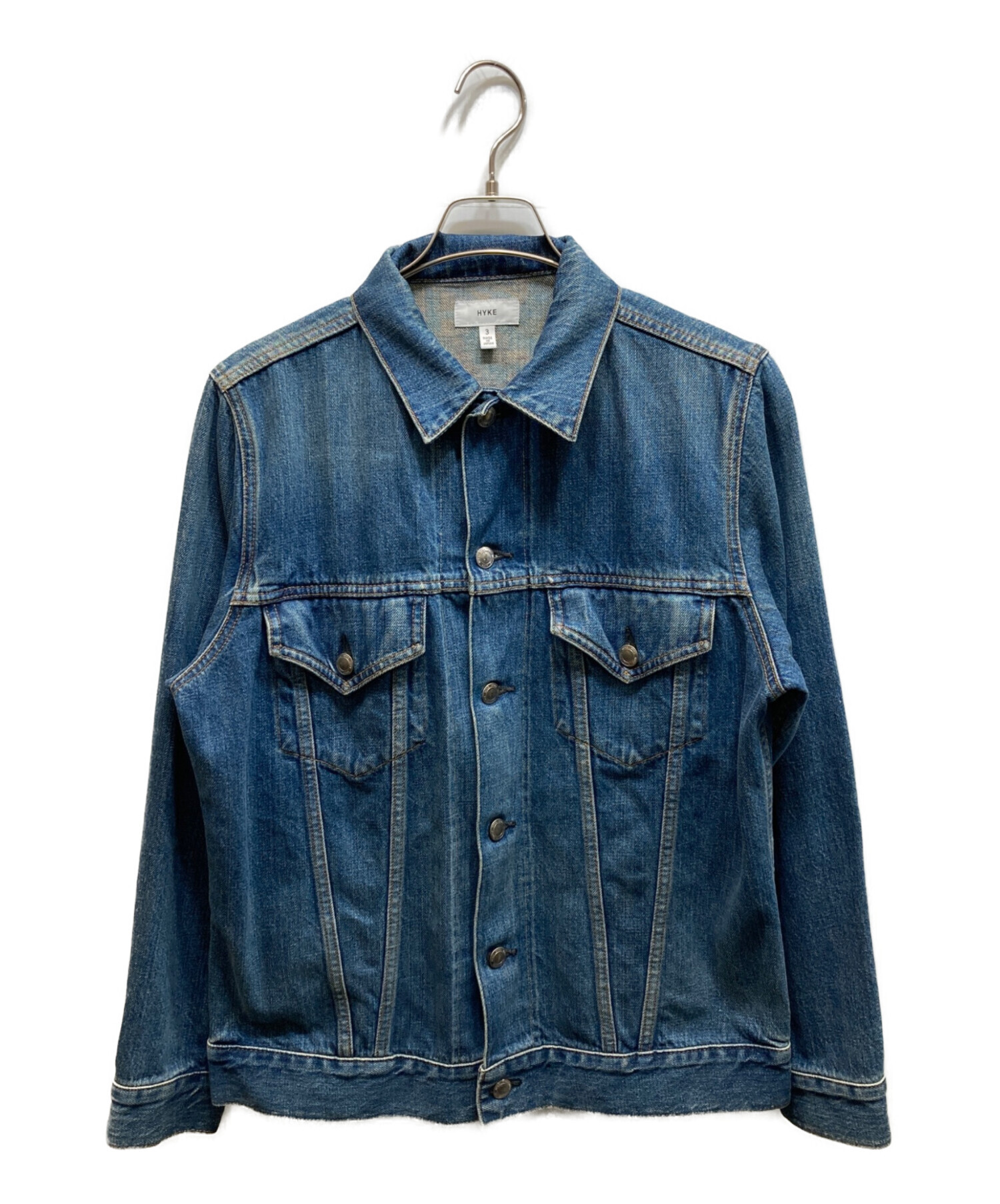 中古・古着通販】HYKE (ハイク) デニムジャケット インディゴ サイズ:3