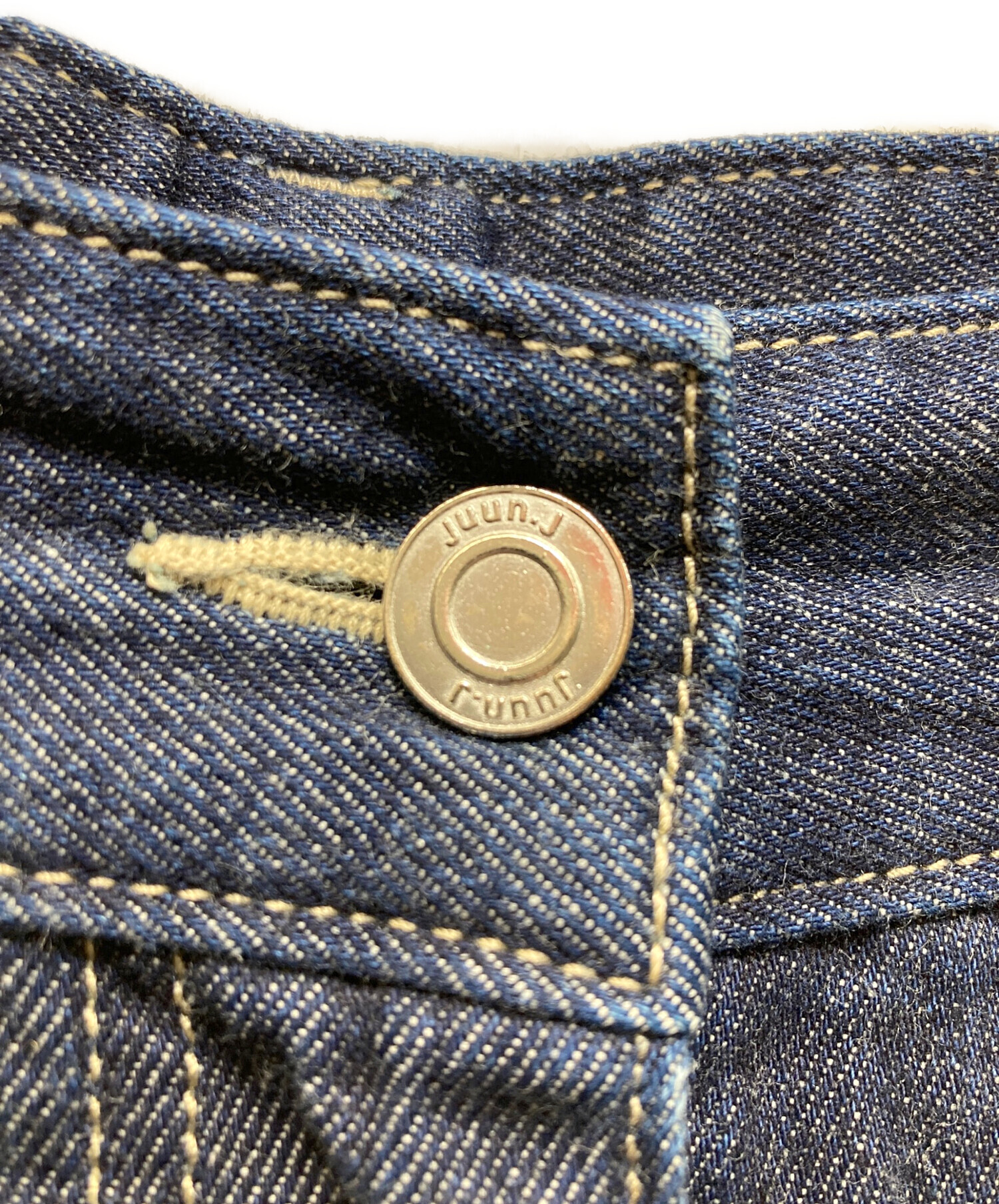 中古・古着通販】Juun.J (ジュン・ジー) タックデニムパンツ