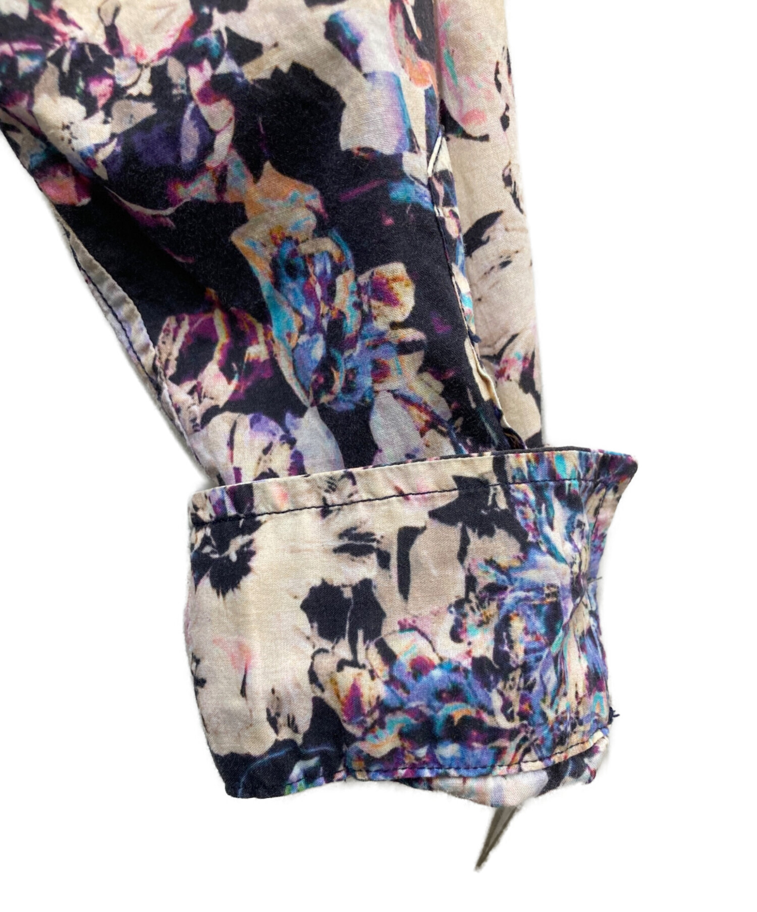PS Paul Smith 総柄シャツ Lサイズ 中古・古着通販】Paul Smith (ポールスミス) 総柄シャツ パープル