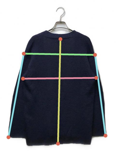 中古・古着通販】HERMES (エルメス) ヴァルーズニット ネイビー サイズ