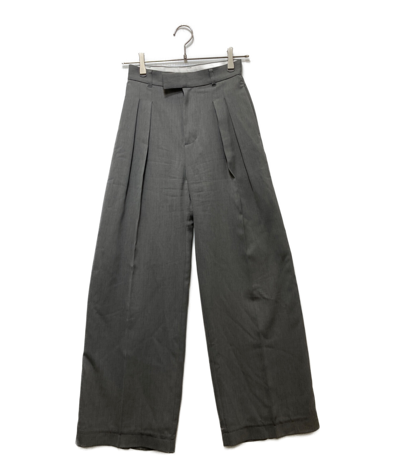 (・ω・)さま専用　anuans 中古・古着通販】anuans (アニュアンス) ツータックワイドパンツ