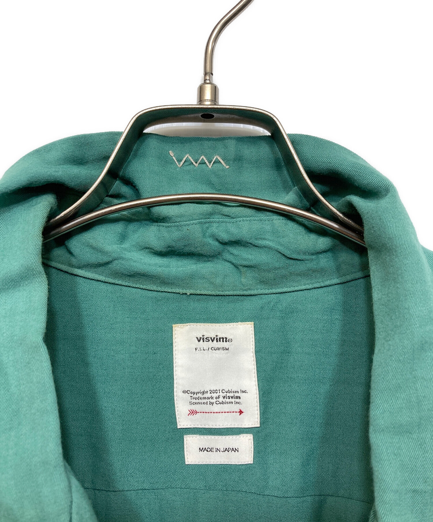 中古・古着通販】VISVIM (ビズビム) FREE EDGE SHIRT S/S グリーン