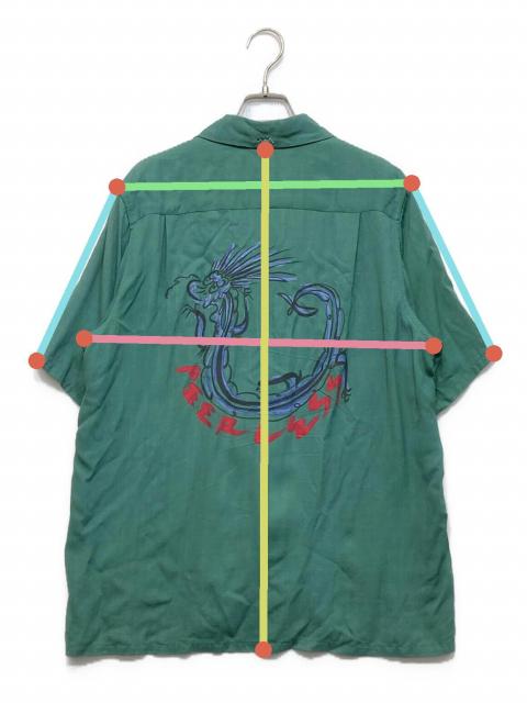 中古・古着通販】VISVIM (ビズビム) FREE EDGE SHIRT S/S グリーン