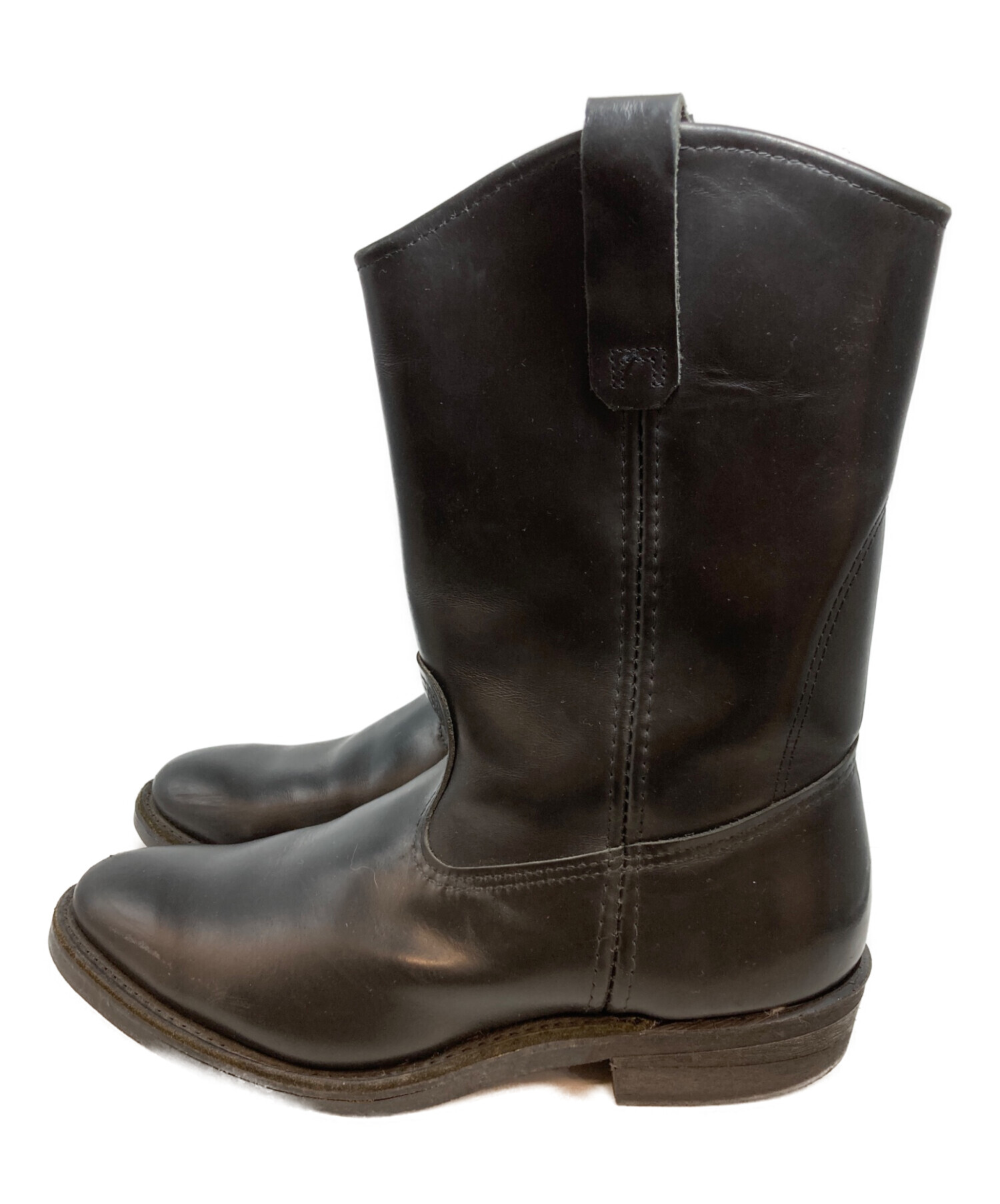 中古・古着通販】RED WING (レッドウィング) ペコスブーツ ブラック 