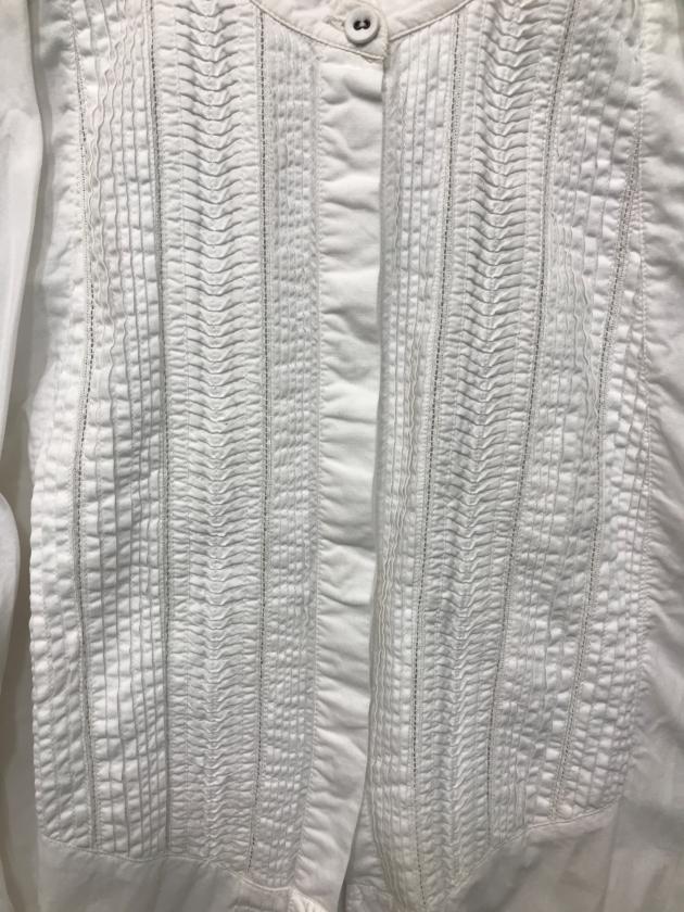中古・古着通販】pheeta (フィータ) シャツワンピース ホワイト サイズ