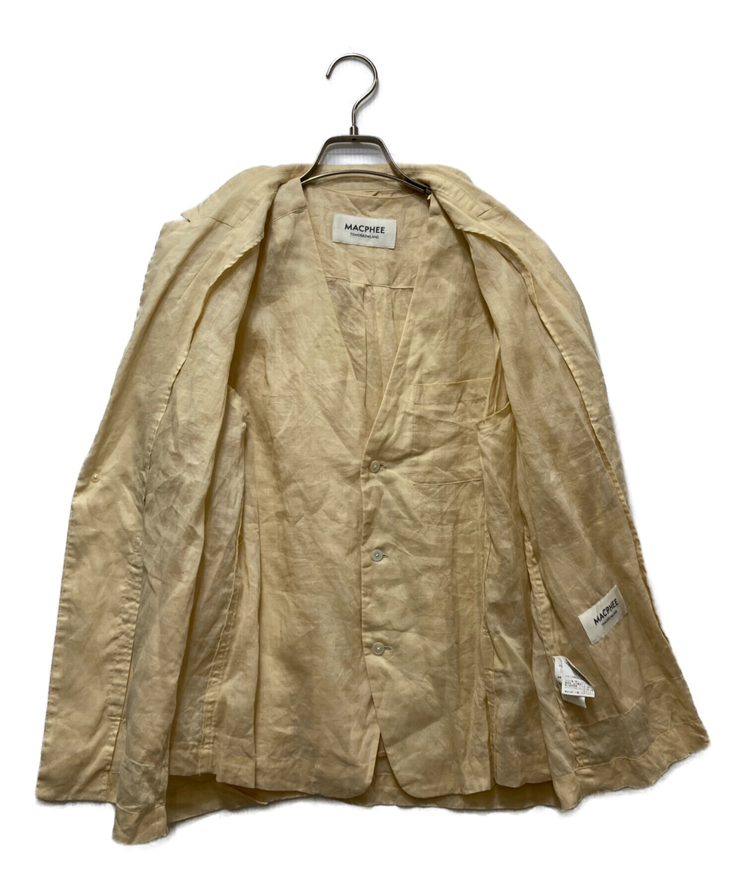 中古・古着通販】MACPHEE (マカフィー) ラミーソリッド シングル