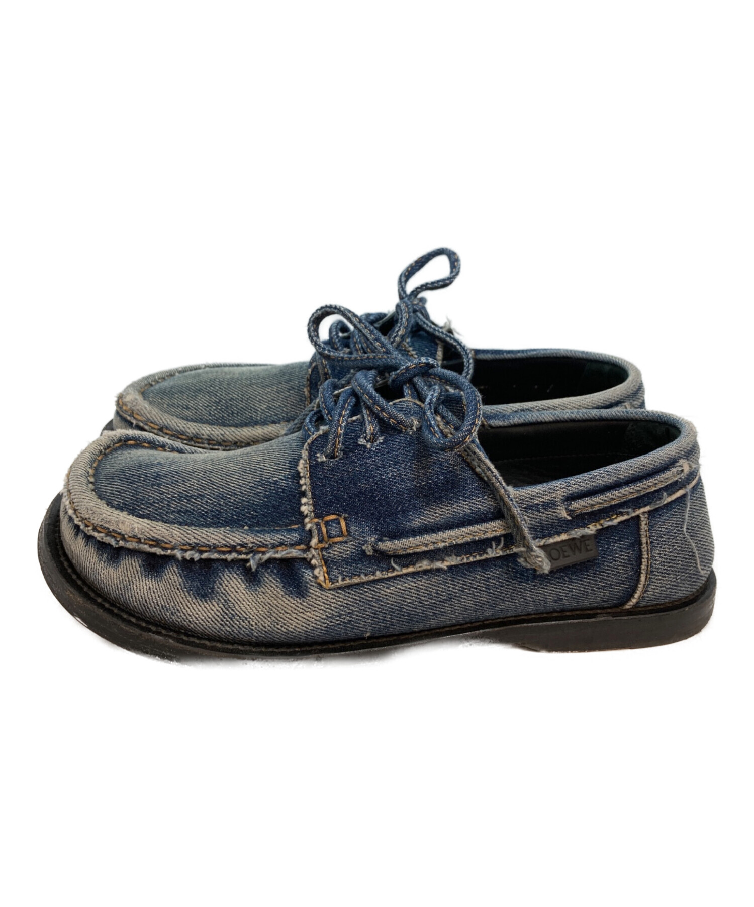 【正規品】25AW LOEWE ロエベ カーブデニム 46 中古・古着通販】LOEWE (ロエベ) 25ss Campo(カンポ ボートシューズ
