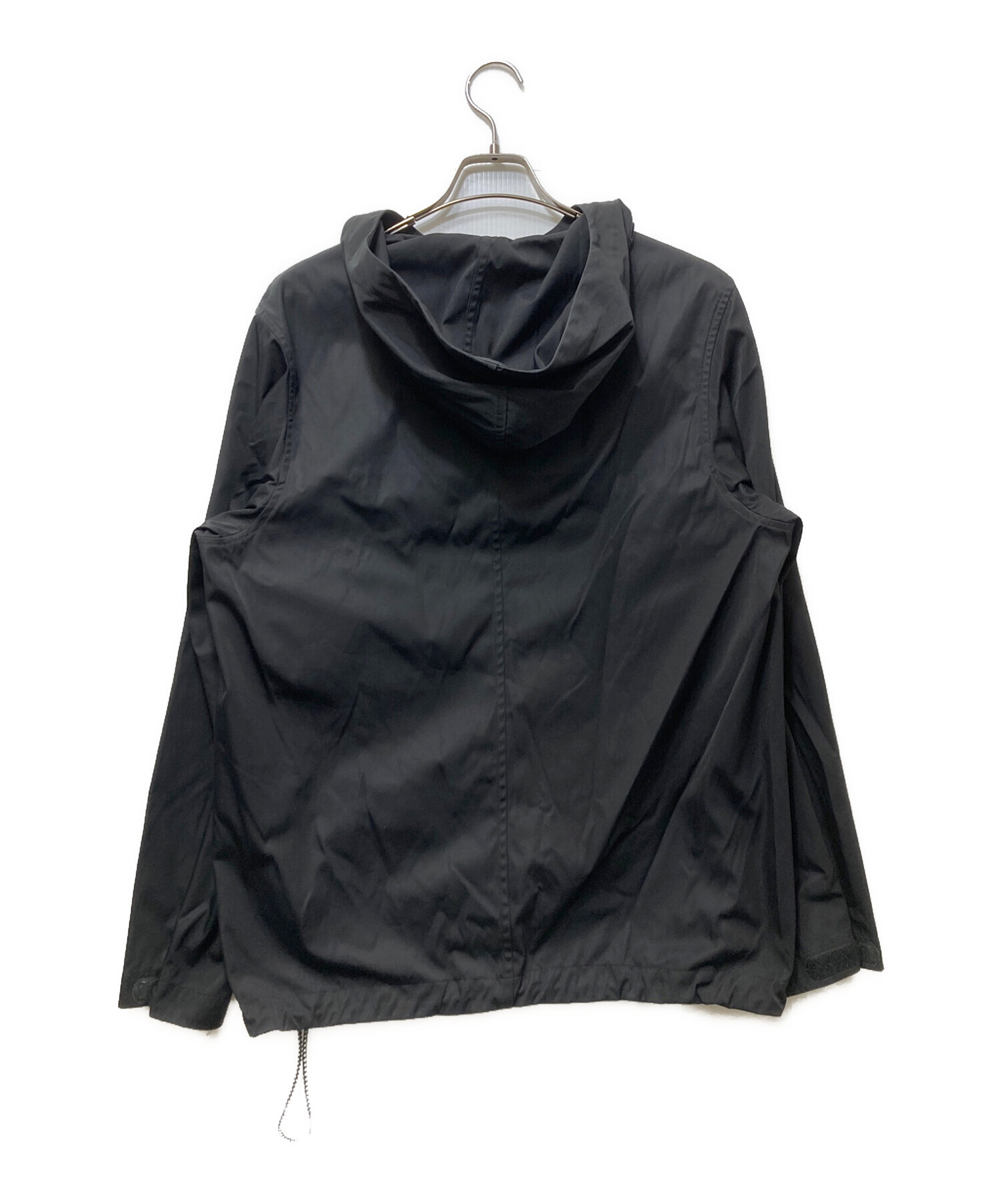 A.P.C. アーペーセー パーカー M 黒 【古着】【中古】【送料無料】 中古・古着通販】A.P.C. (アーペーセー) コットン×ナイロン アノラック