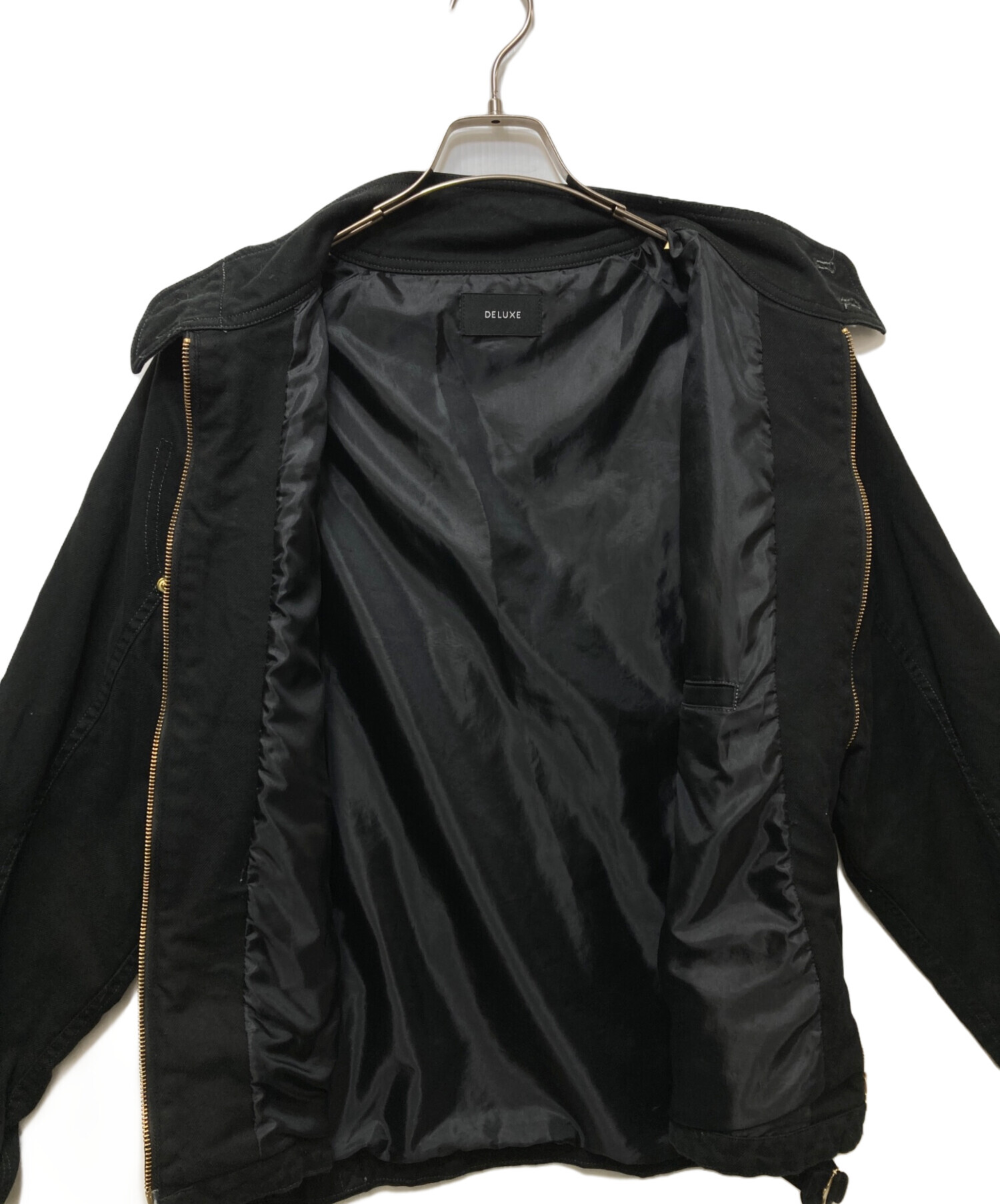 中古・古着通販】DELUXE (デラックス) D-4 ジップジャケット ブラック