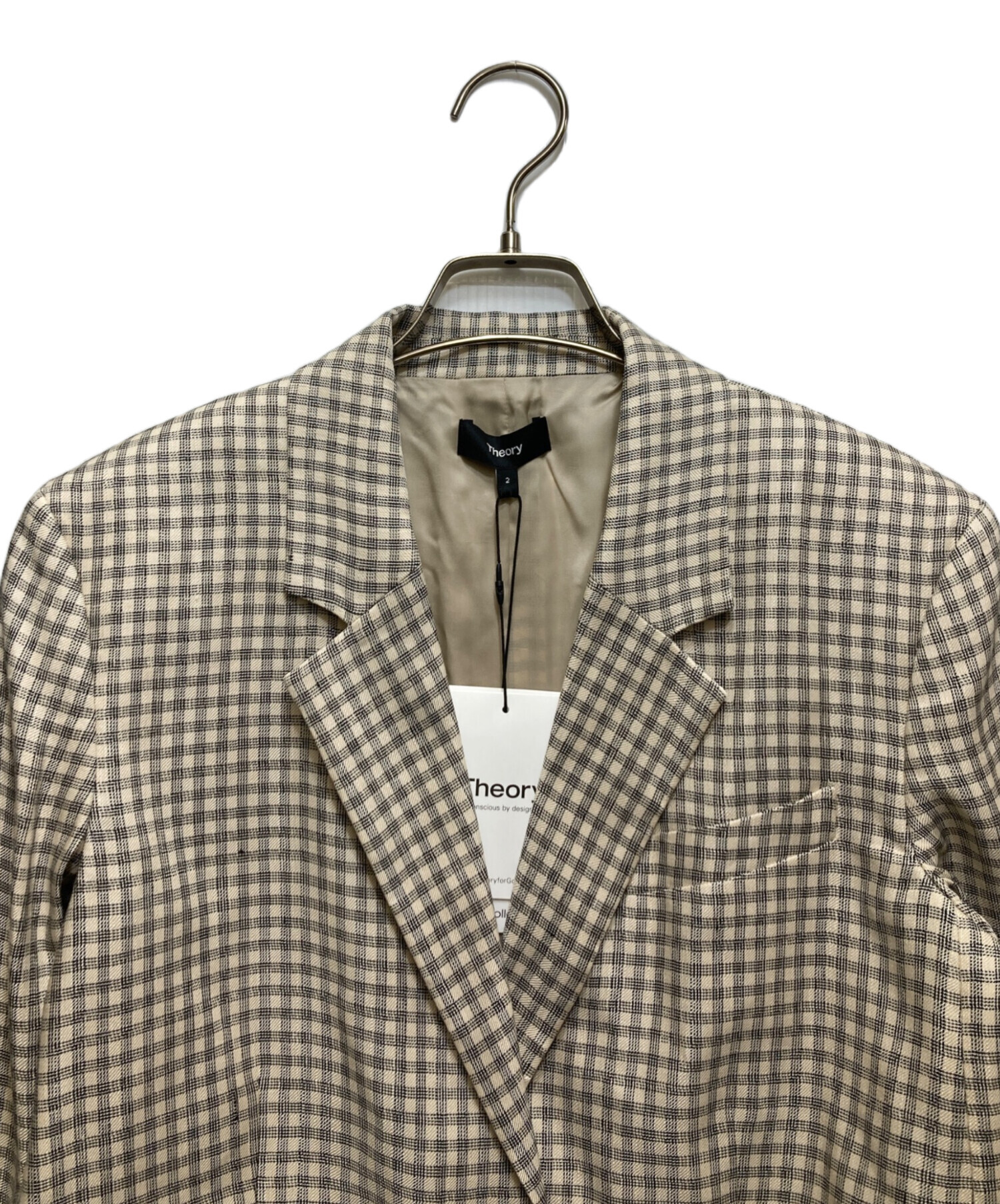 中古・古着通販】theory (セオリー) 25SS チェックジャケット 01