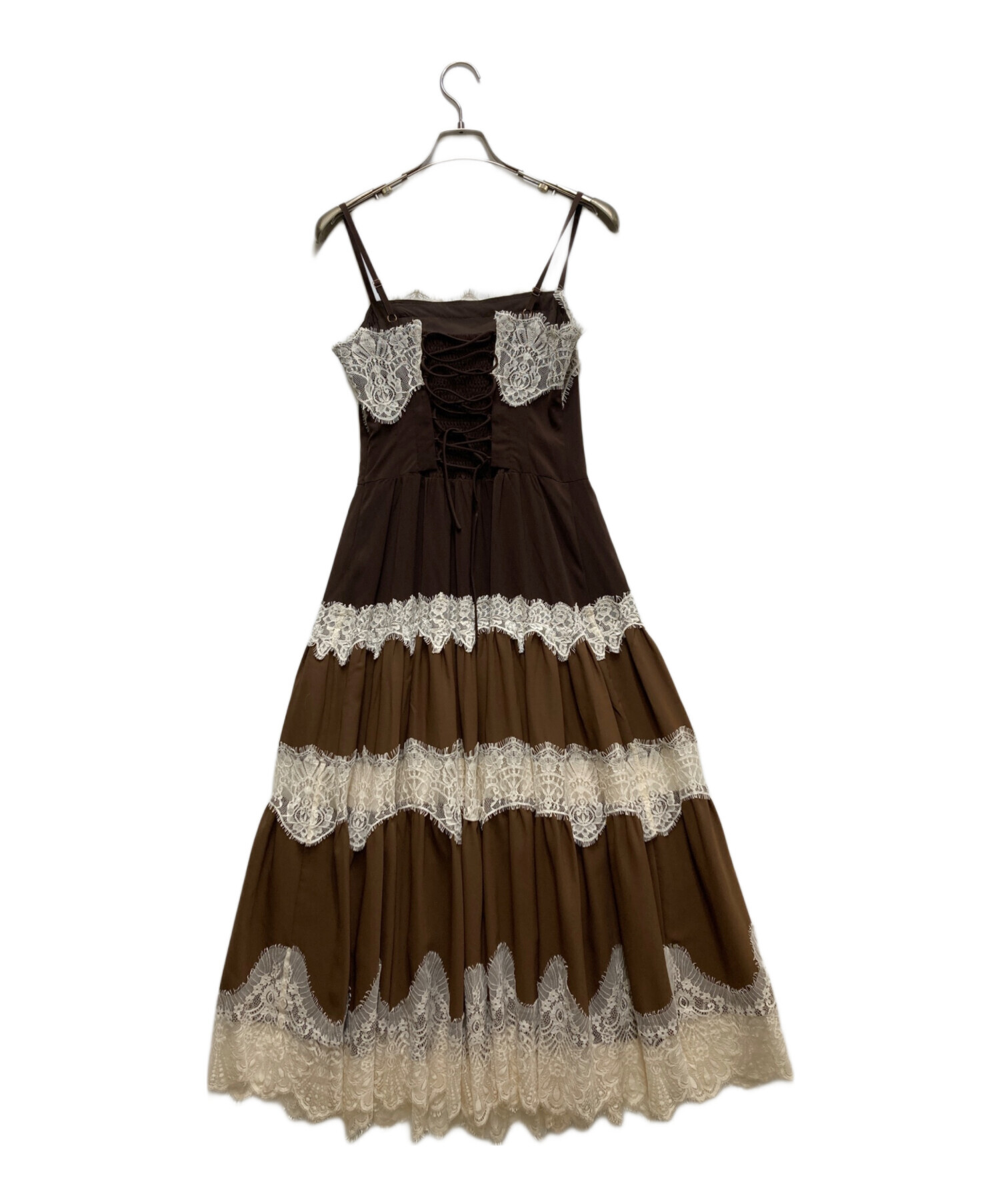 中古・古着通販】HER LIP TO (ハーリップトゥ) Isa Tiered Lace Cami