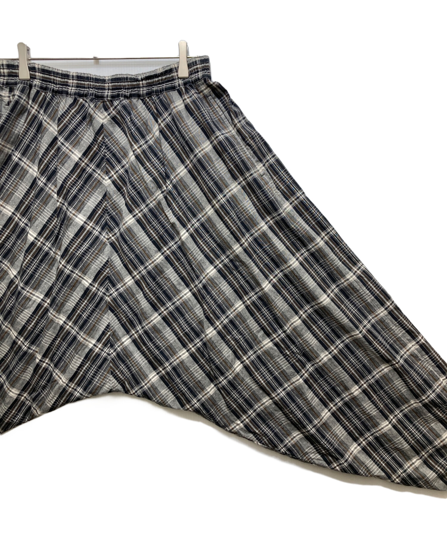 JUNYA WATANABE MAN サルエルパンツ チェック柄 L 中古・古着通販】JUNYA WATANABE MAN (ジュンヤワタナベマン) チェック