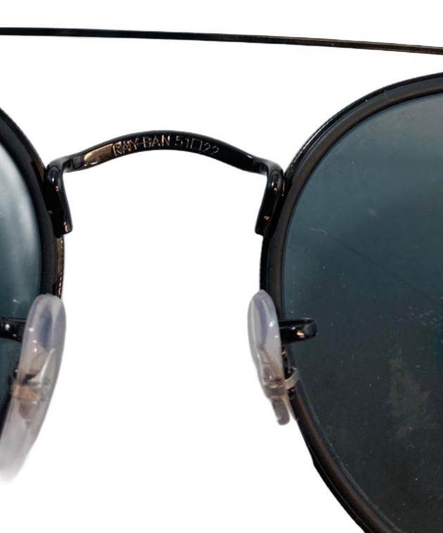 極美品Ray-Ban（レイバン）[ROUND DOUBLE BRIDGE] 中古・古着通販】RAY-BAN (レイバン) ROUND DOUBLE BRIDGE ブラック