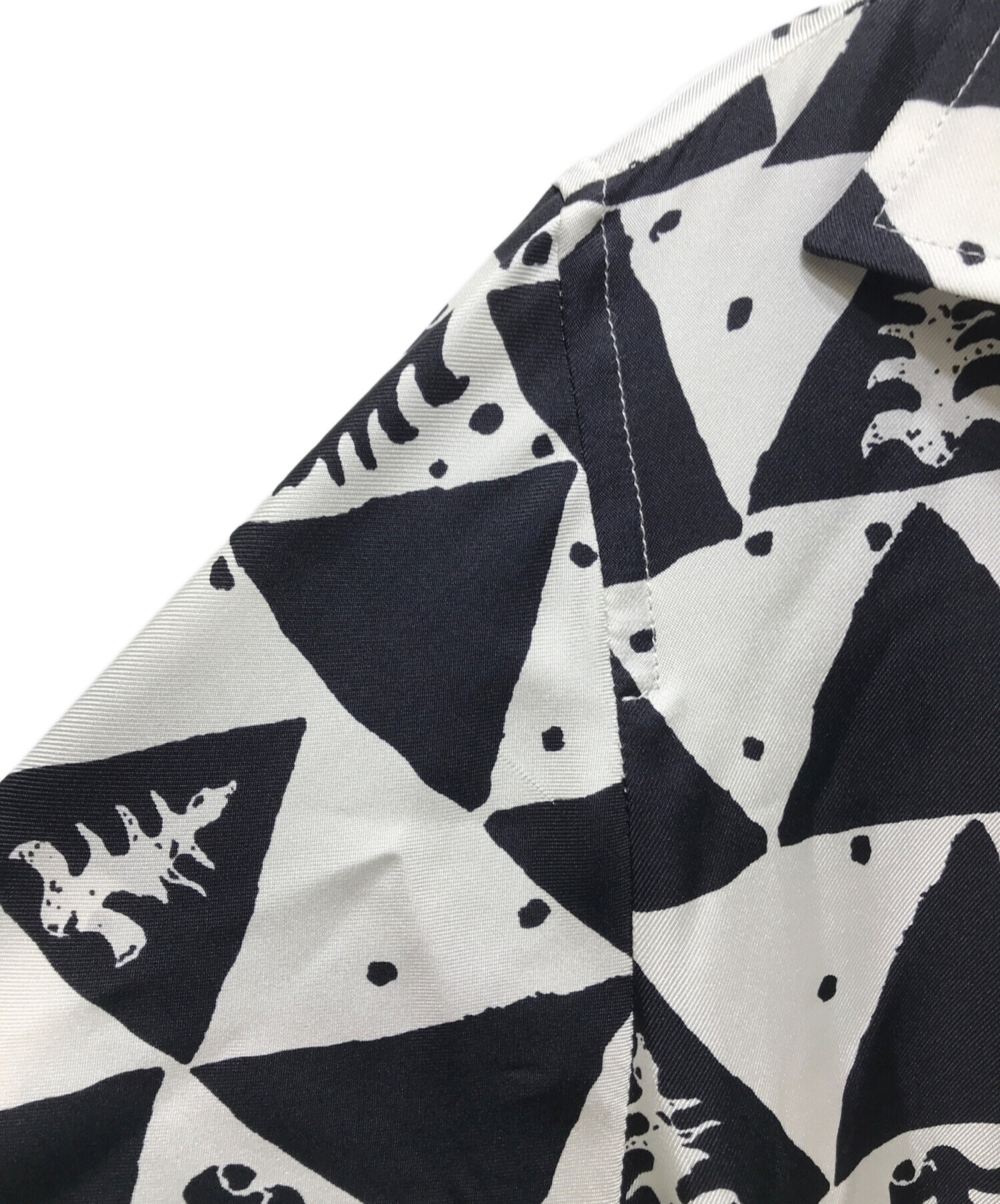 中古・古着通販】MaxMara (マックスマーラ) シルクシャツワンピース