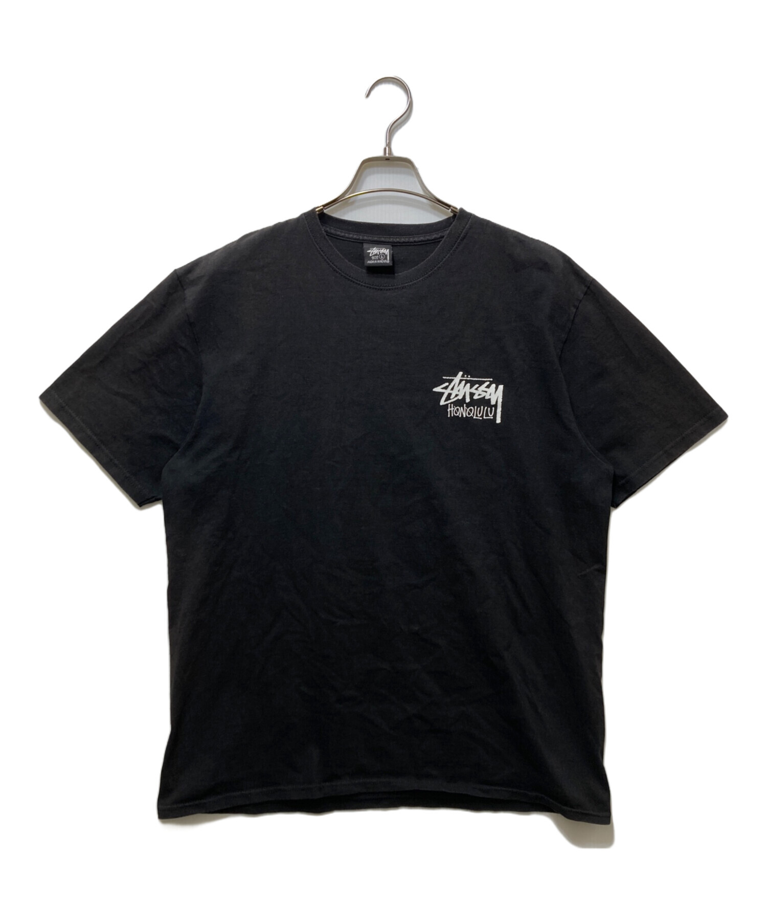 新品未使用STUSSY GEROGE tee tシャツ ショーンロゴ　ブラック 中古・古着通販】stussy (ステューシー) ショーンフォントロゴ