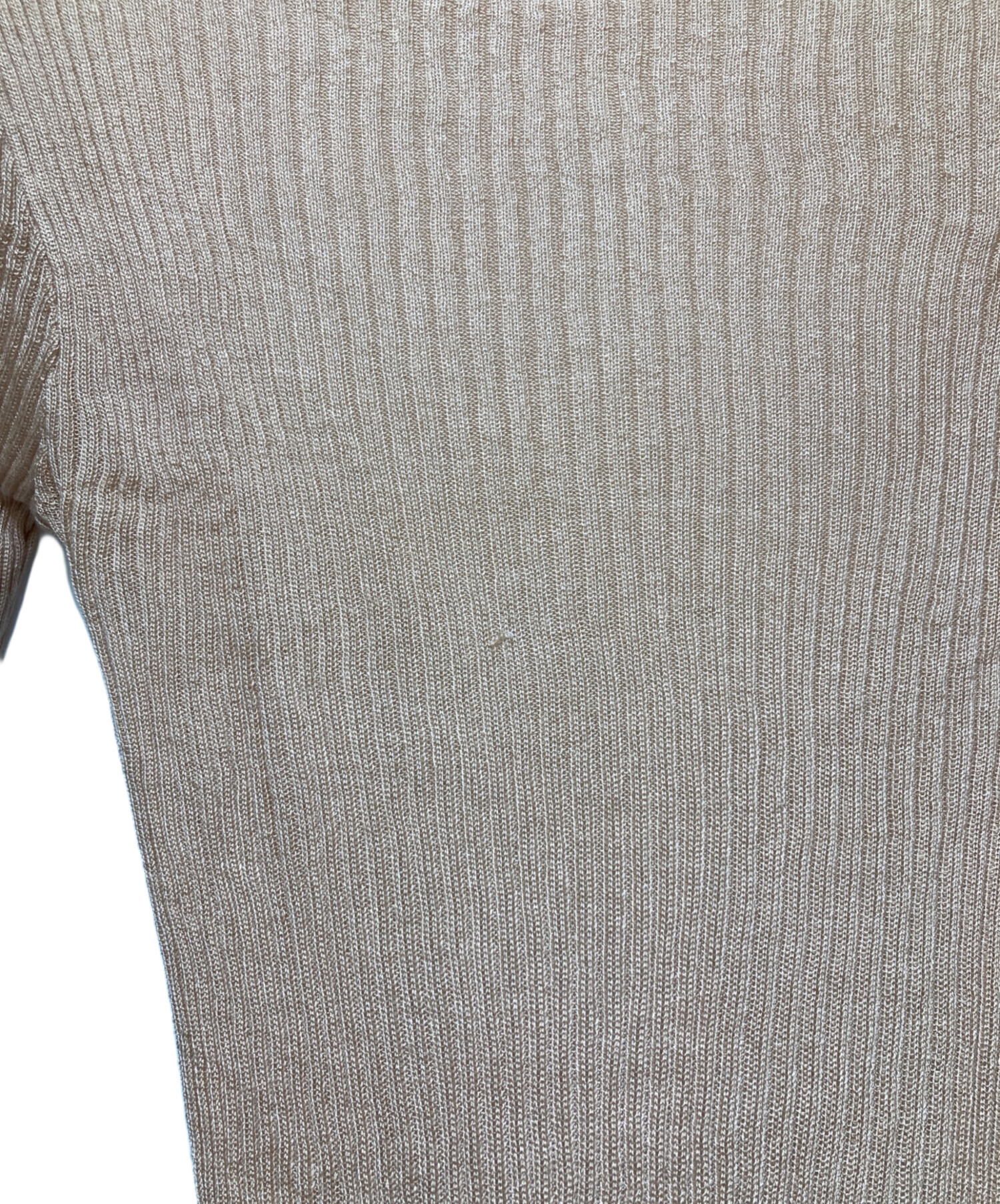 中古・古着通販】gajess (ガジェス) Irina Rib Knit ニット ベージュ