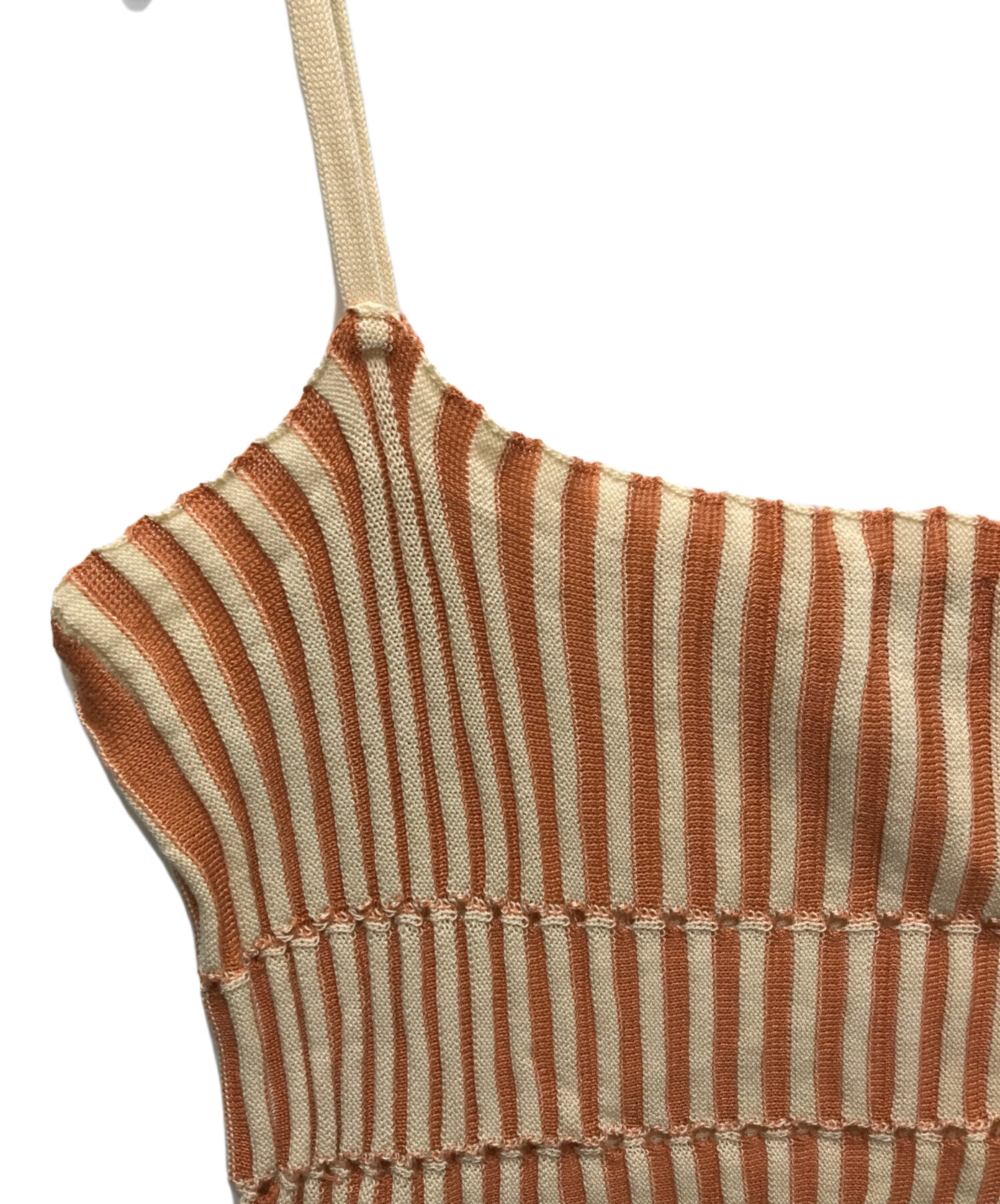 中古・古着通販】babaco (ババコ) Stripe Ribbed キャミソール