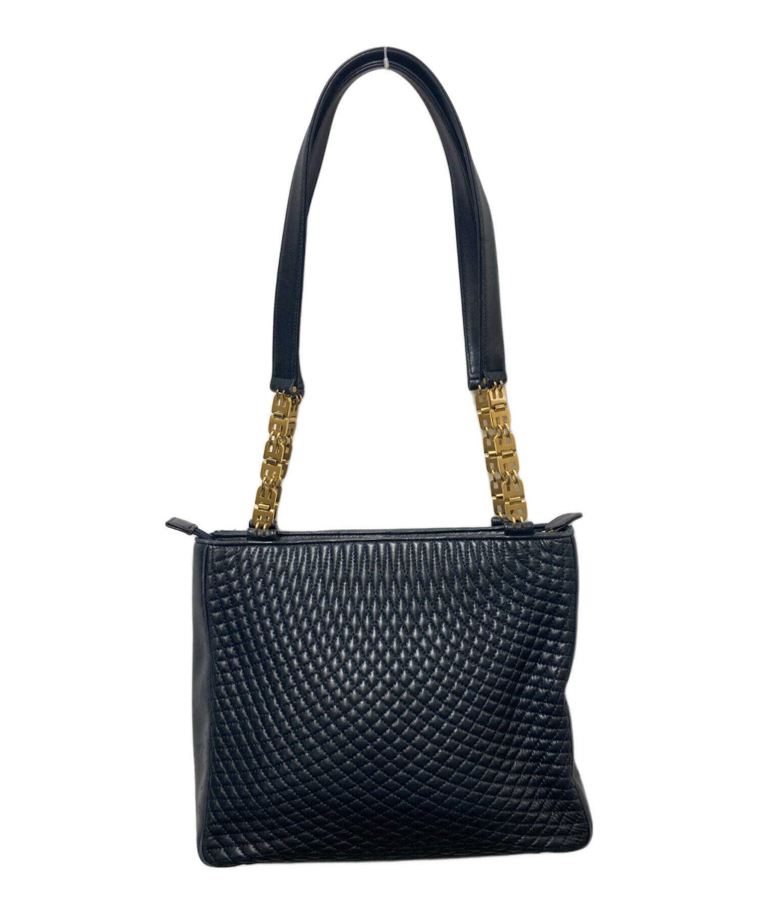 中古・古着通販】BALLY (バリー) ラムレザーチェーンショルダーバッグ
