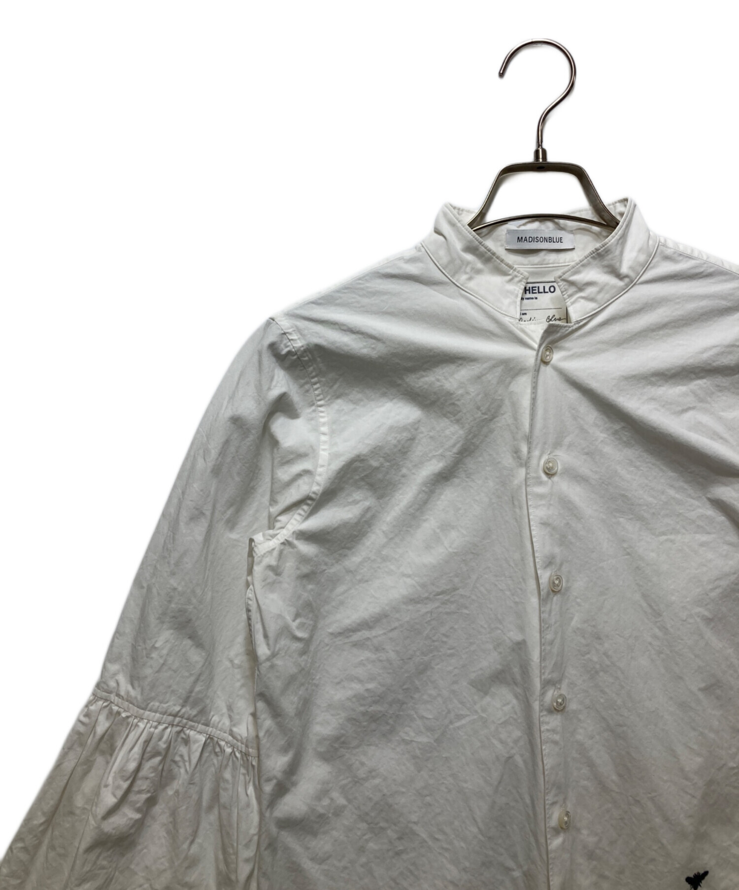 中古・古着通販】MADISON BLUE (マディソンブルー) ベルスリーブシャツ
