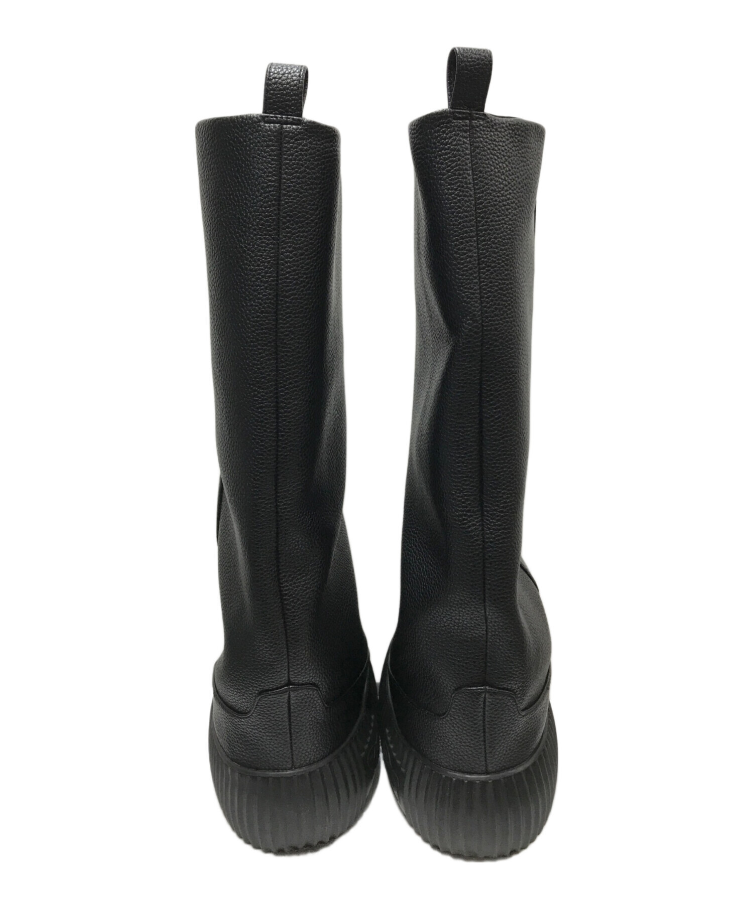 【完売商品】 YELLO FLAT TIRE LIFTED TALL BOOTS 中古・古着通販】YELLO (イエロ) FLAT TIRE LIFTED ブラック サイズ:M