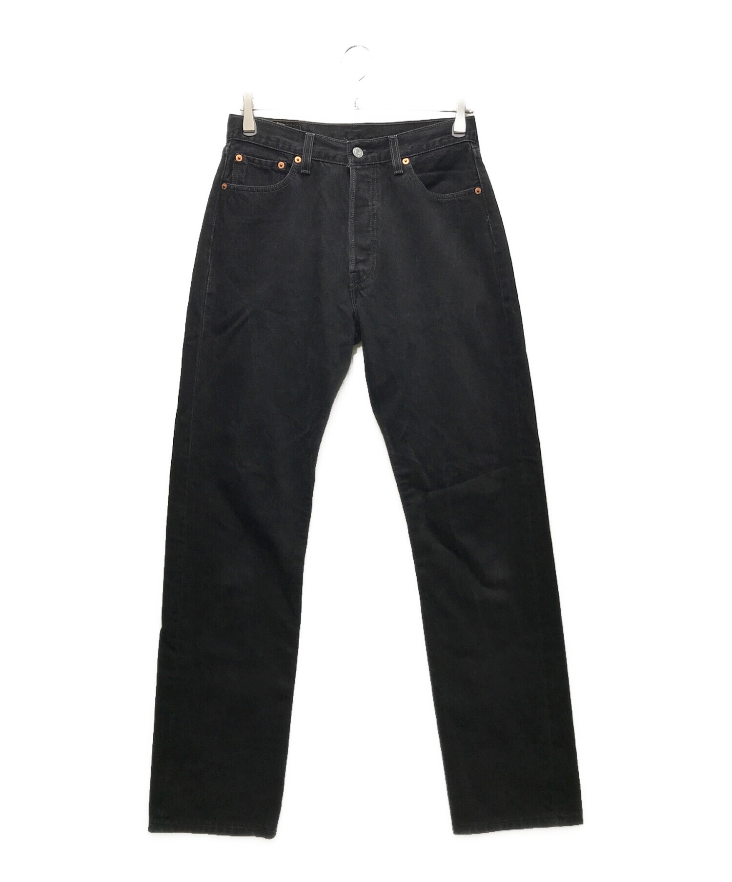 中古・古着通販】LEVI'S (リーバイス) 後染め501ブラックデニムパンツ