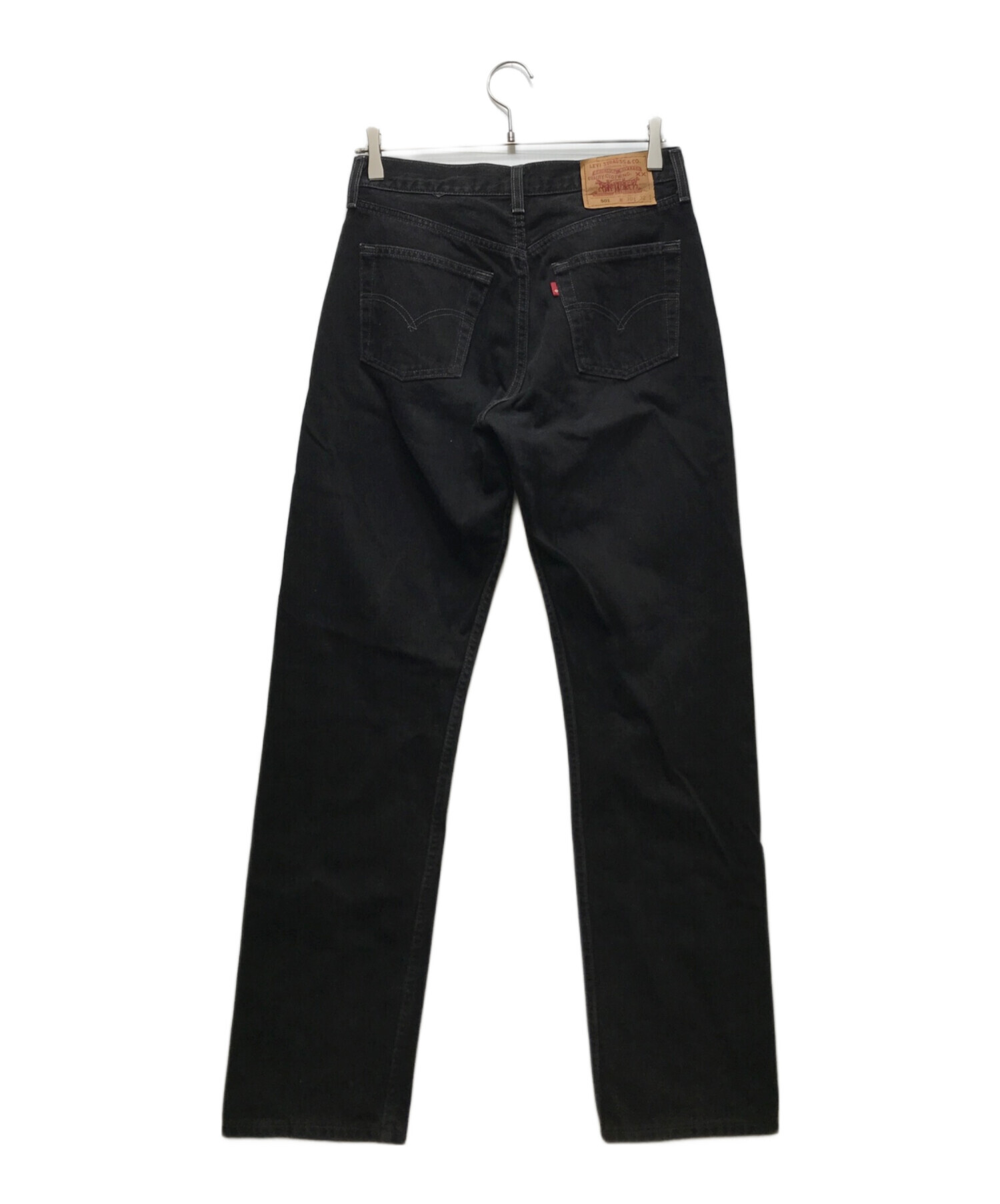 中古・古着通販】LEVI'S (リーバイス) 後染め501ブラックデニムパンツ
