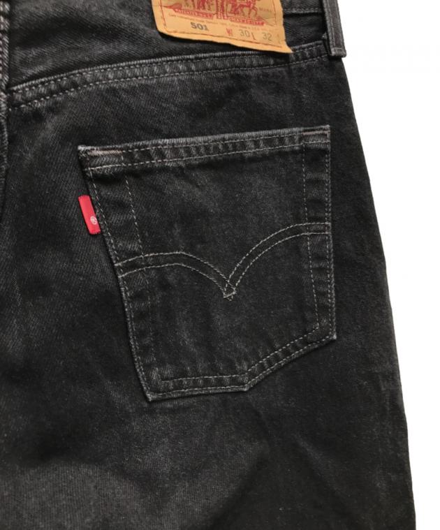 中古・古着通販】LEVI'S (リーバイス) 後染め501ブラックデニムパンツ