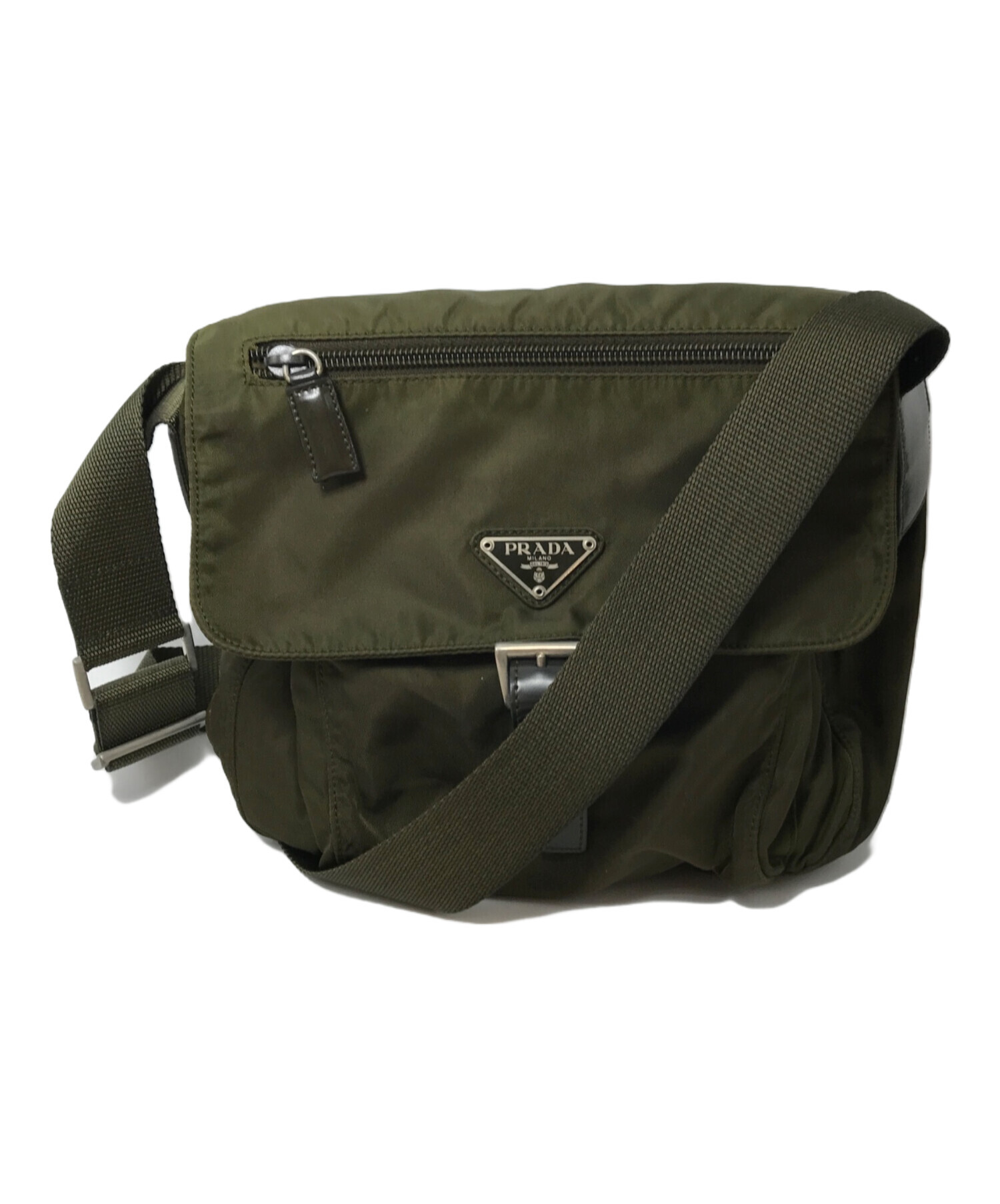 中古・古着通販】PRADA (プラダ) ナイロン メッセンジャー ショルダー