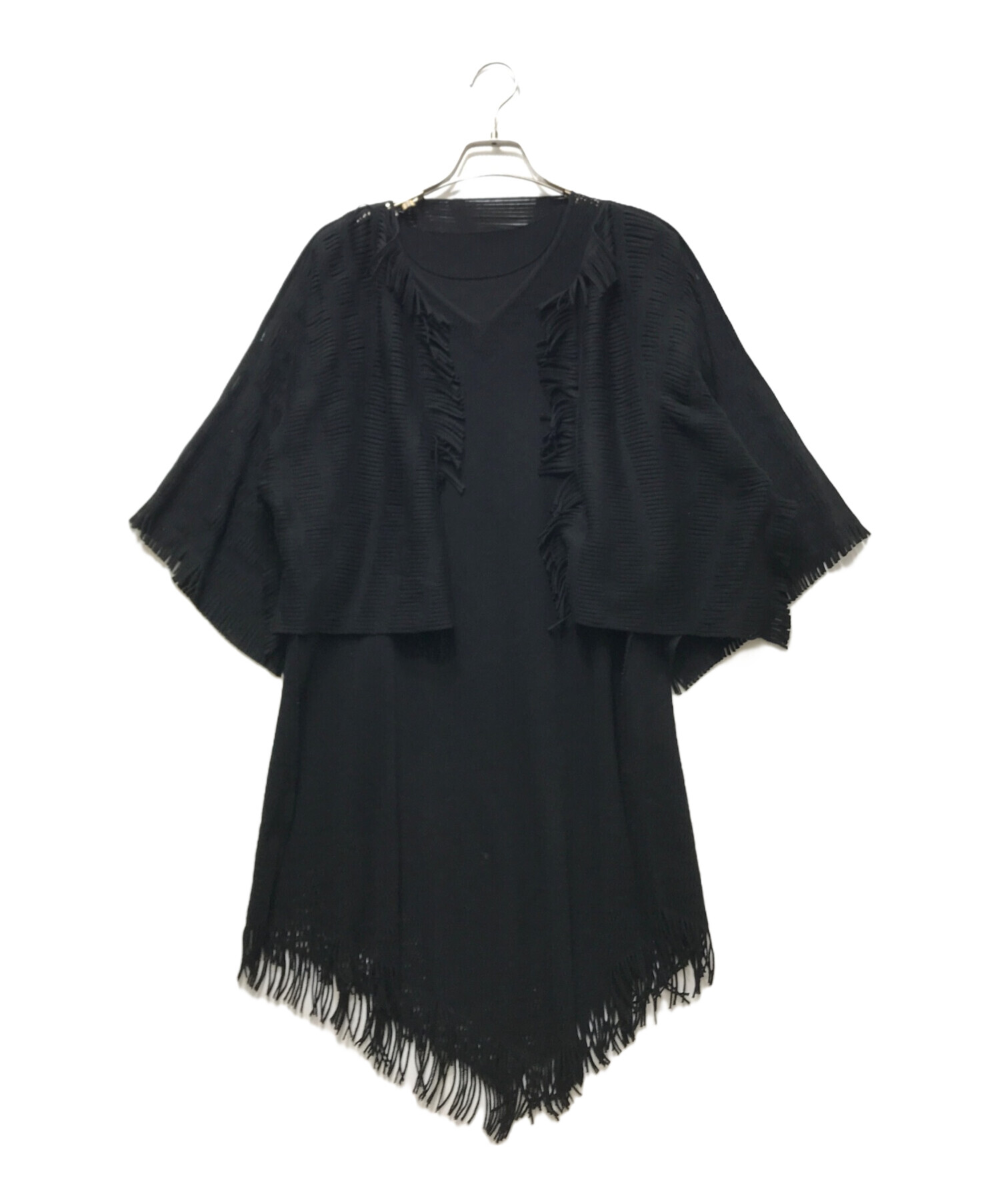 中古・古着通販】ISSEY MIYAKE (イッセイミヤケ) フリンジニット