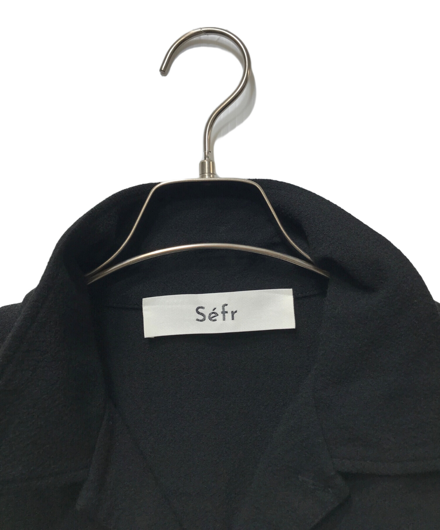 中古・古着通販】Sefr (セファ) Suneham Shirt ブラック サイズ:M