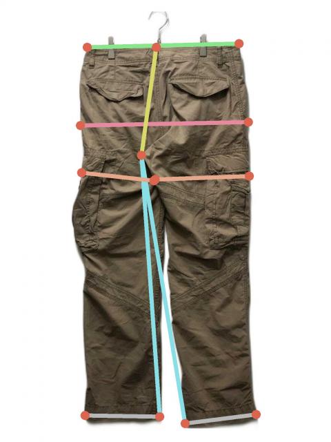 【ラルフローレン】カーゴパンツ ギミック ボタン ブラウン Y2K ミリタリー 中古・古着通販】POLO RALPH LAUREN (ポロ・ラルフローレン) ギミック
