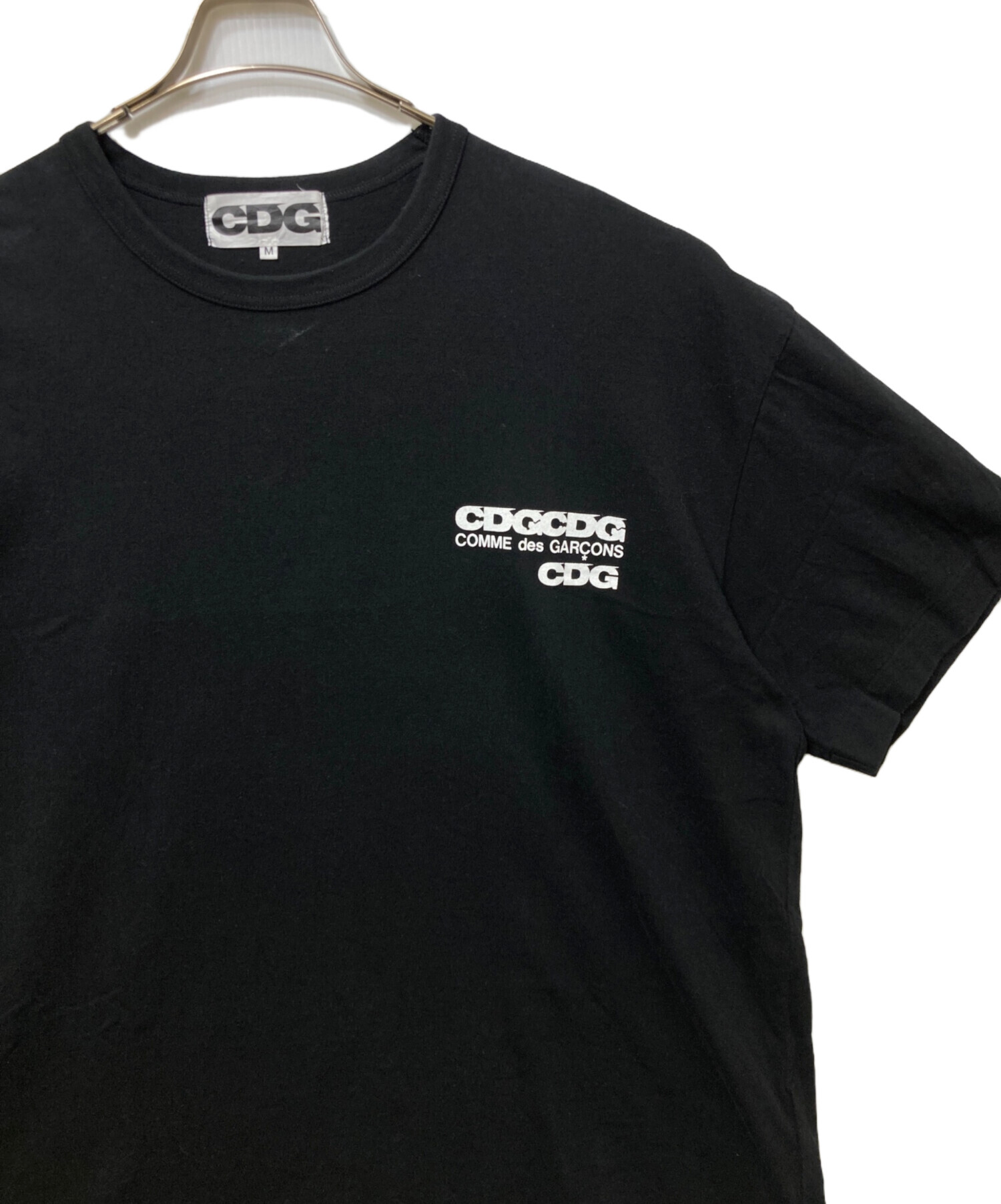CDG シーディージー カジュアルシャツ M 黒 【古着】【中古】【送料無料】 中古・古着通販】CDG (シーディージー) OVERSIZED T-SHIRT3 ブラック