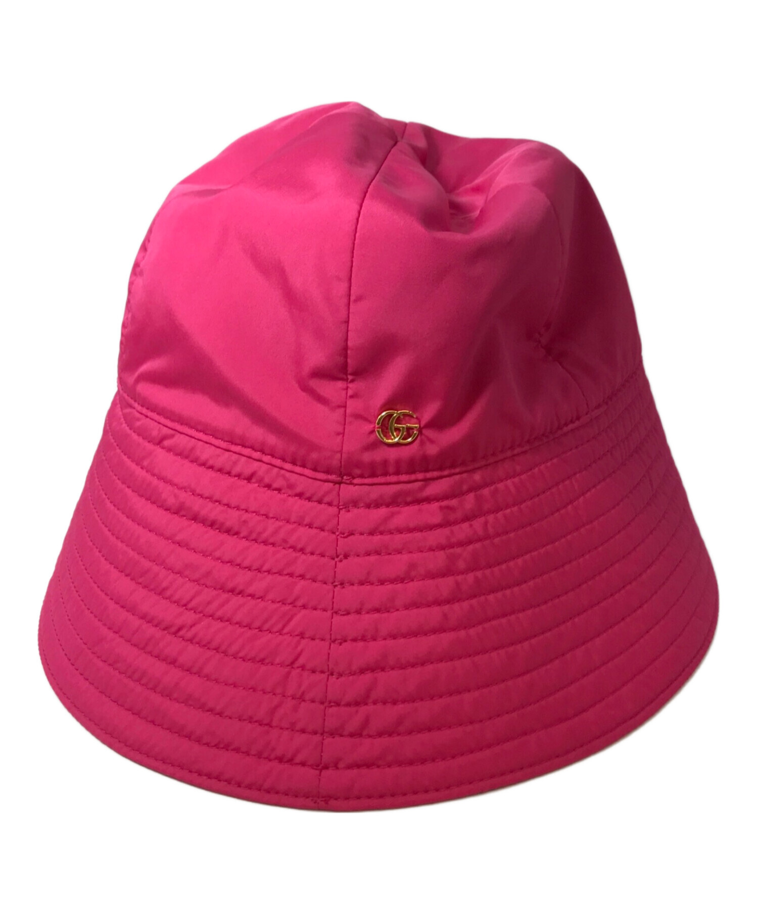 今だけ値下げ中GUCCI バケットハット　ピンク 中古・古着通販】GUCCI (グッチ) ダブルG バケットハット ピンク
