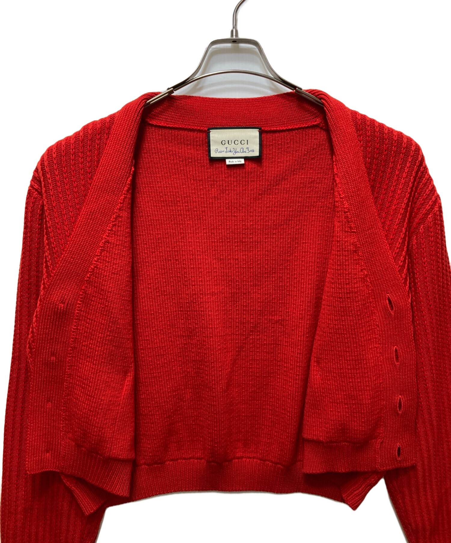 中古・古着通販】GUCCI (グッチ) Short Wool Cardigan / ショート